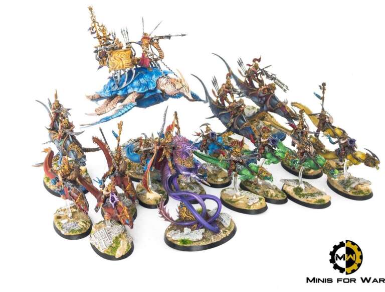 AoS Deepkin Army, Part I Minis For War Painting Studio