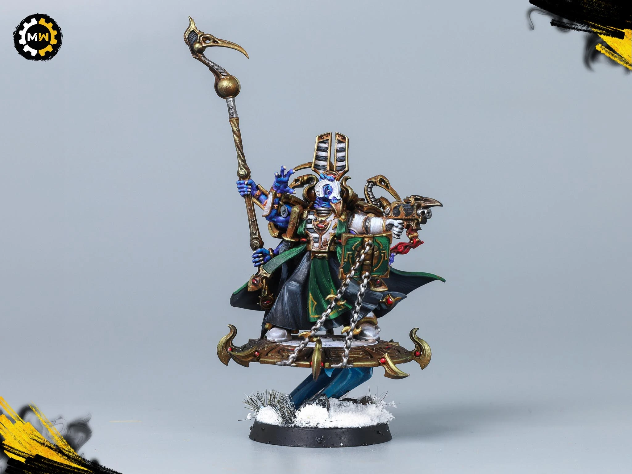 Custom White Thousand Sons Showcase
