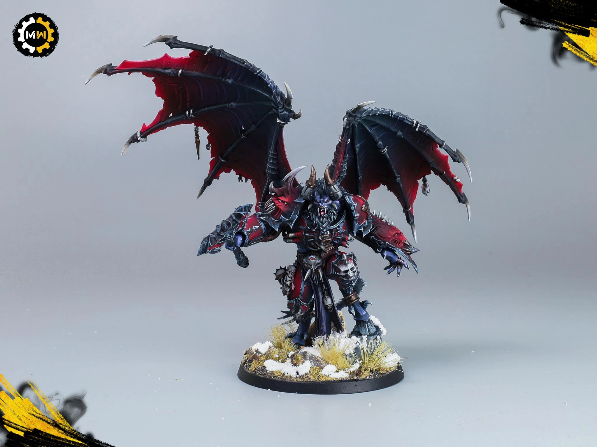 Khorne Army on Snow Bases