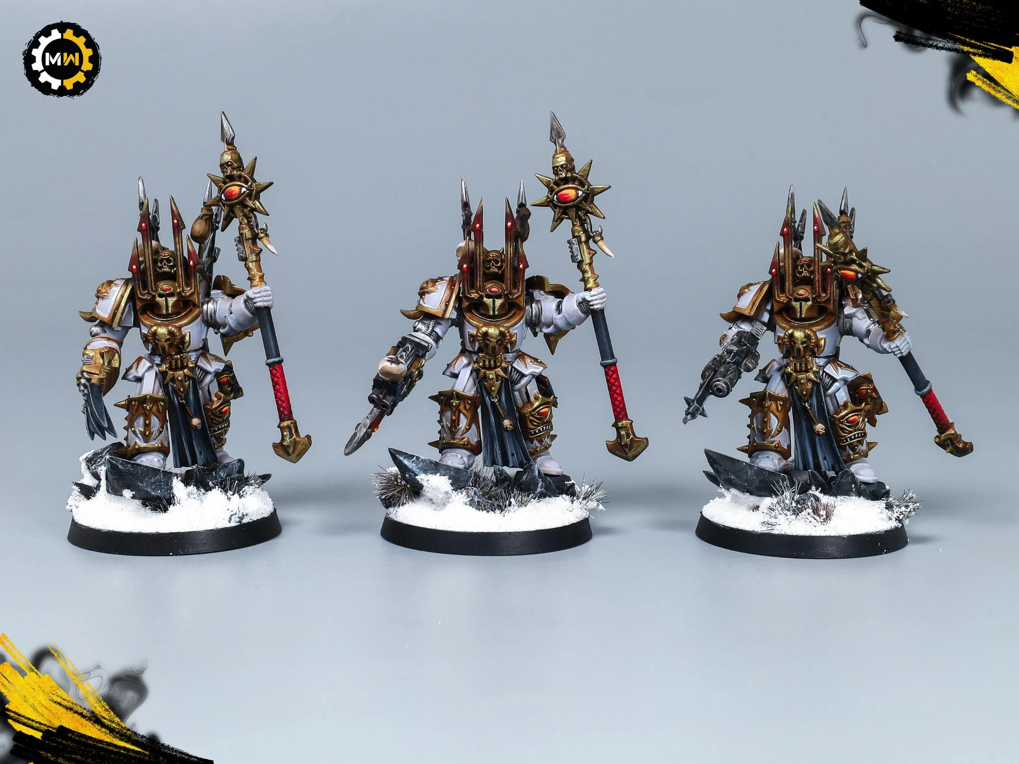 Custom White Thousand Sons Showcase