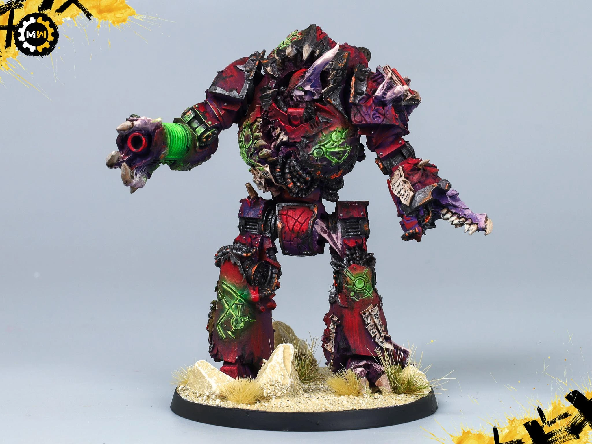 243-Model Magenta Word Bearers Army