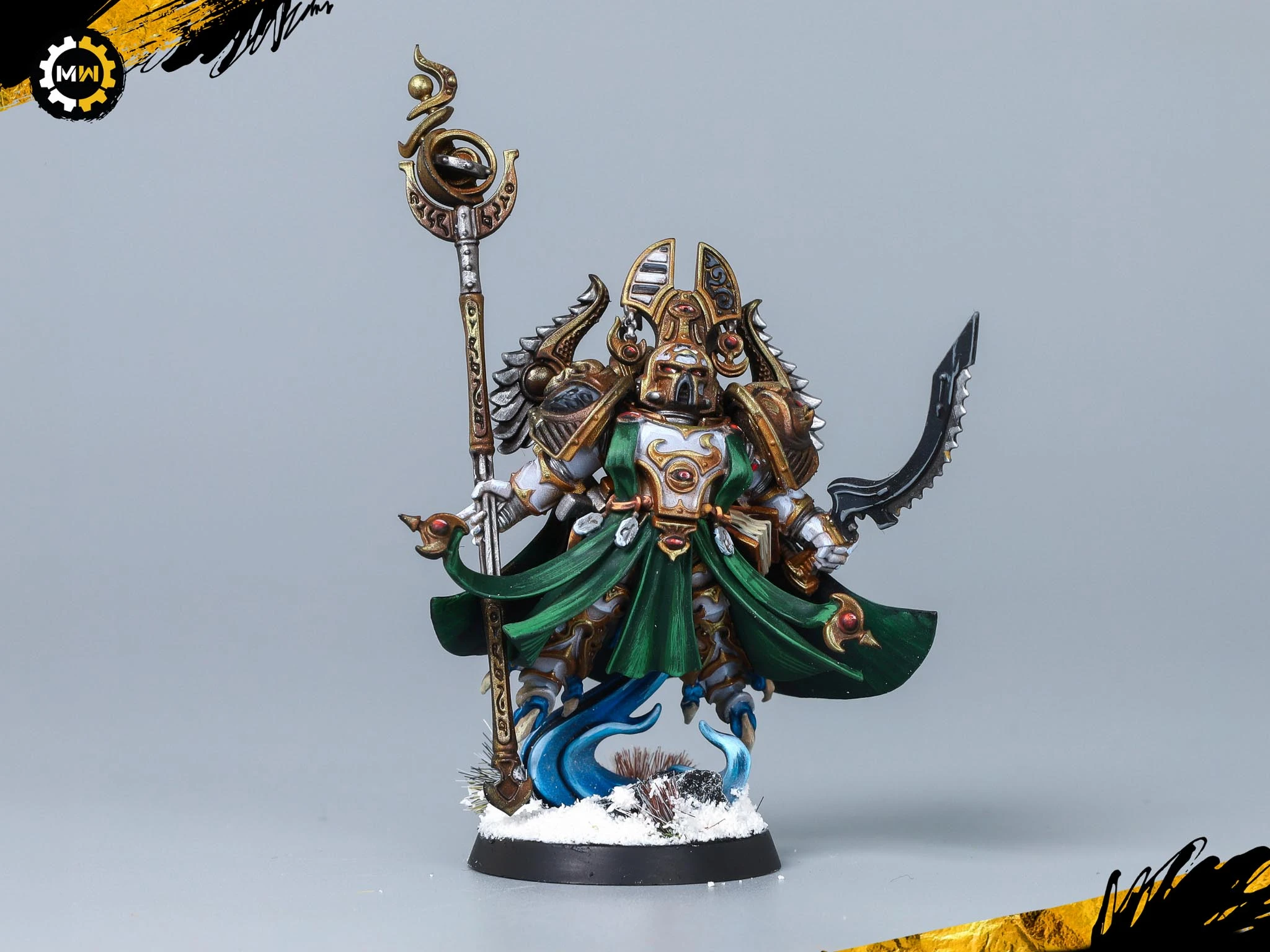 Custom White Thousand Sons Showcase