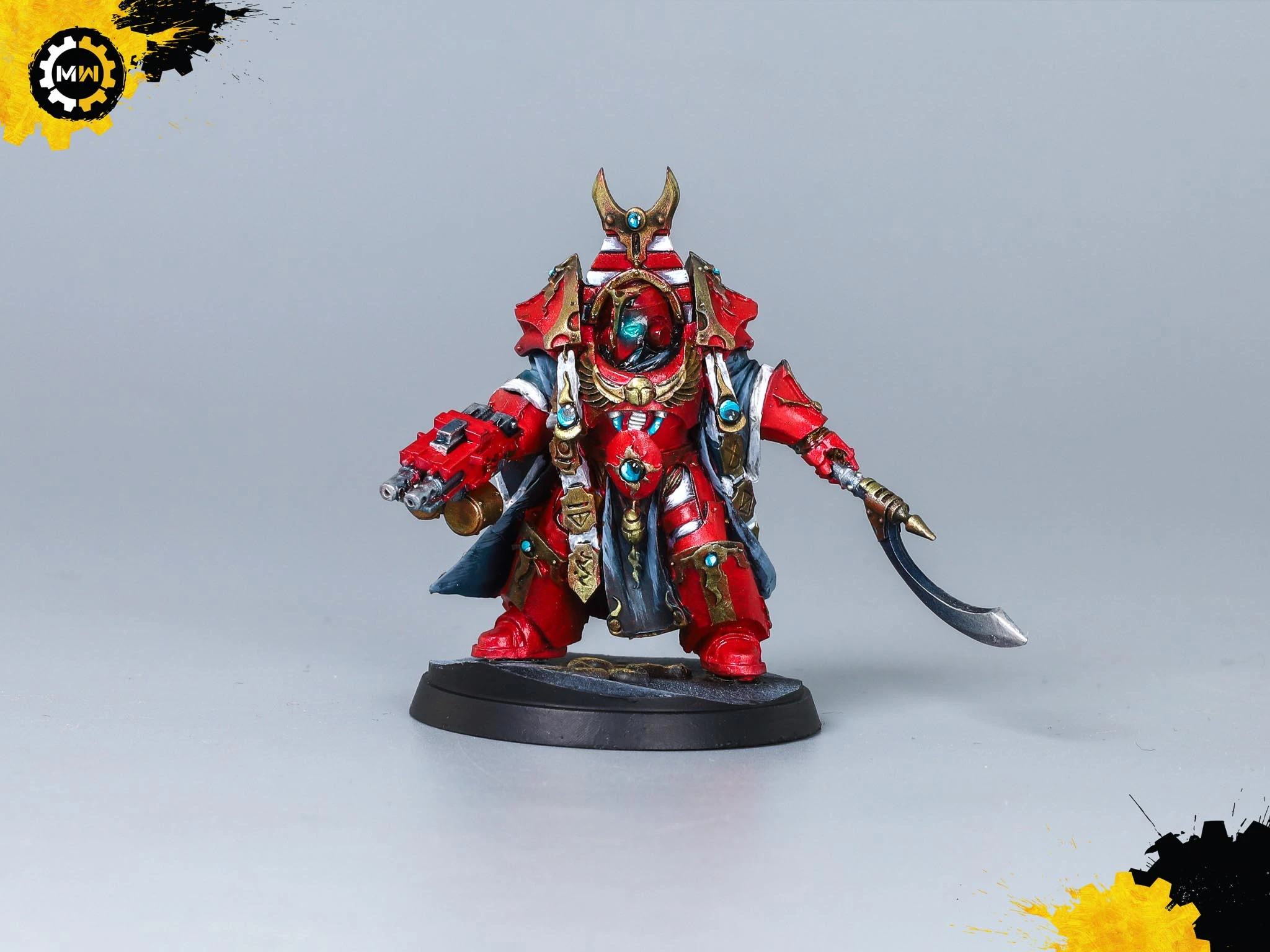 Custom Metallic Red Thousand Sons Army