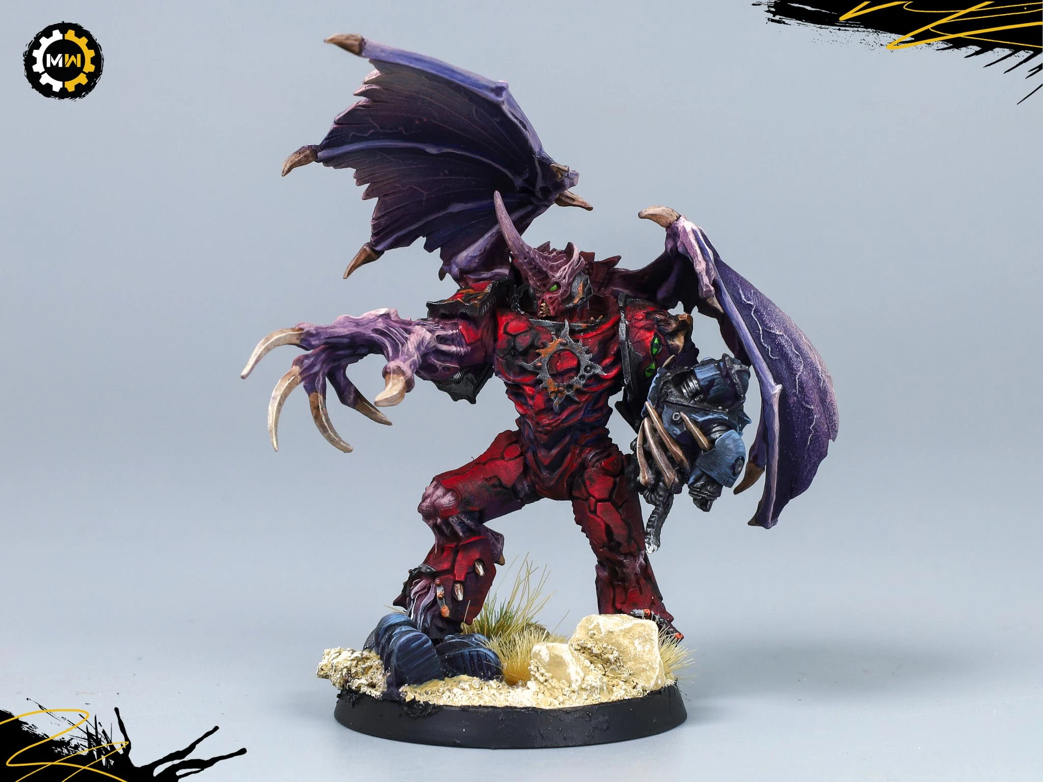 243-Model Magenta Word Bearers Army