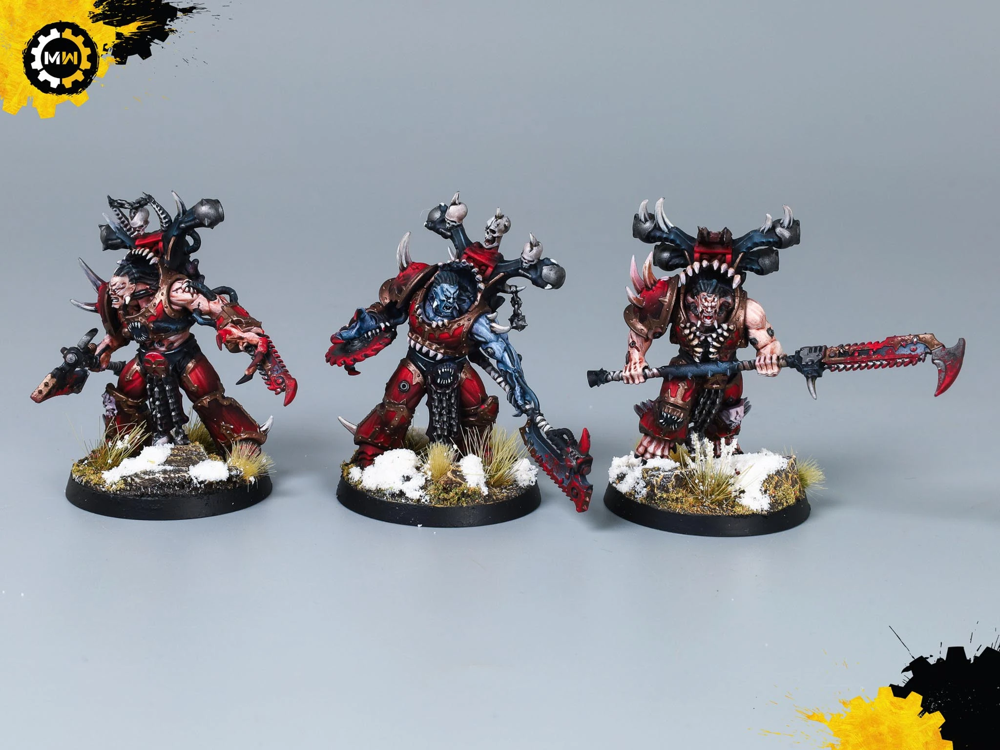 Khorne Army on Snow Bases