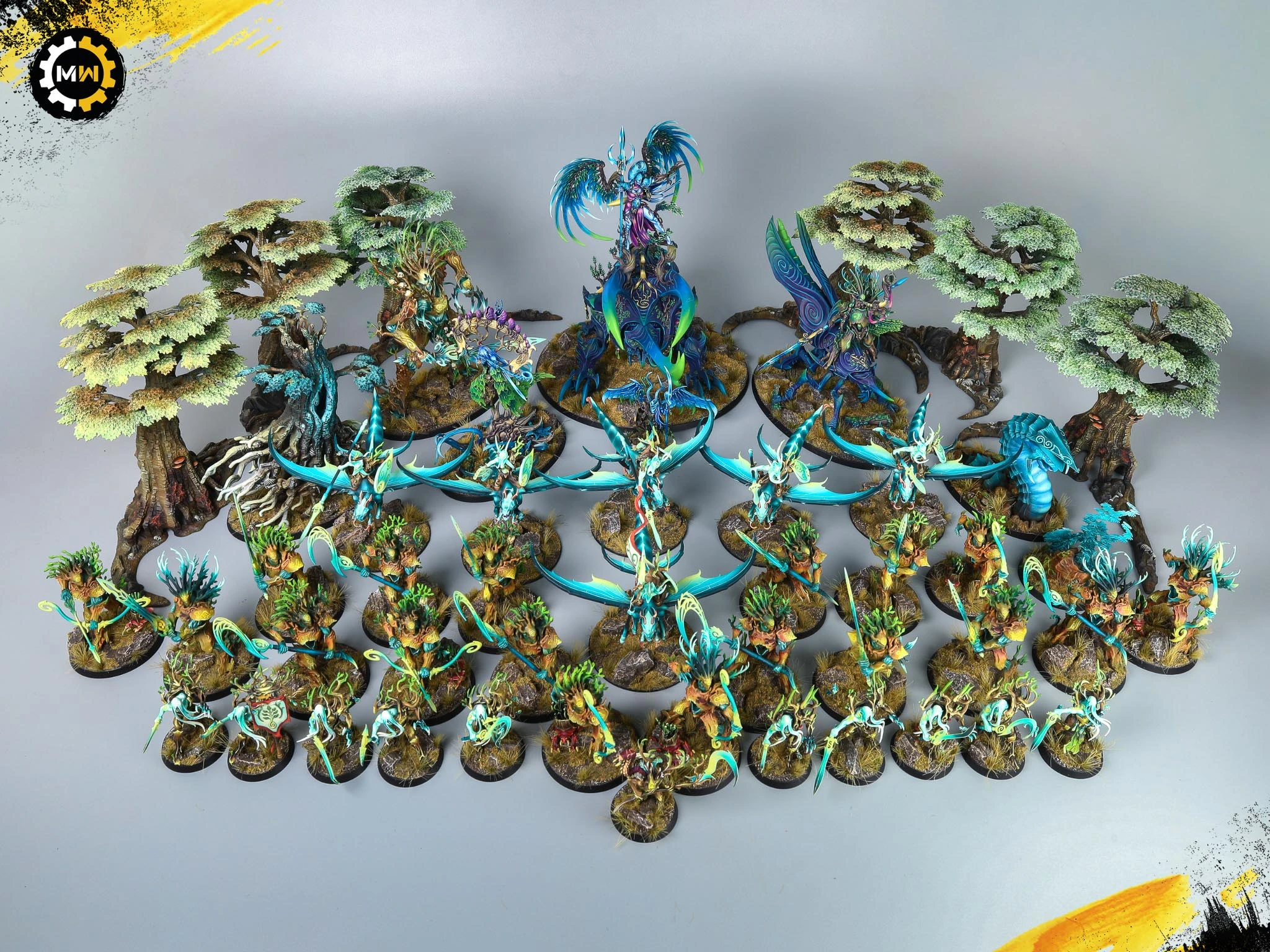 Custom Bioluminescent Sylvaneth Army