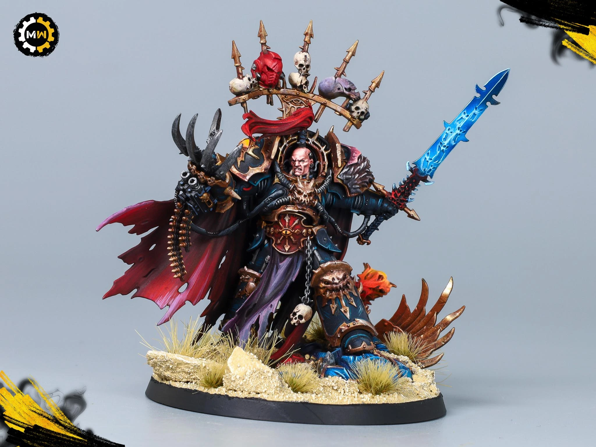 243-Model Magenta Word Bearers Army