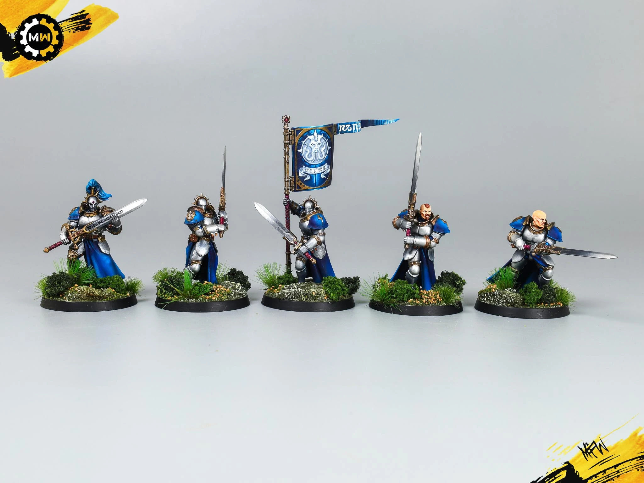 Silver and Blue Paint Scheme Stormcast Eternals