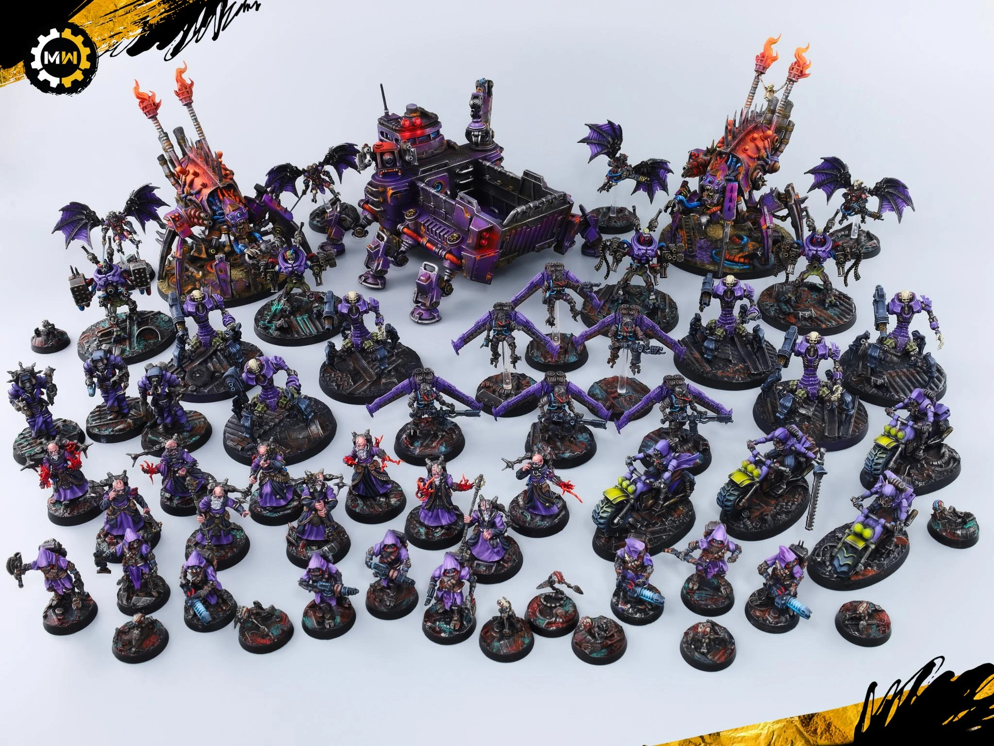 Dark Mechanicum Custom Miniatures Army