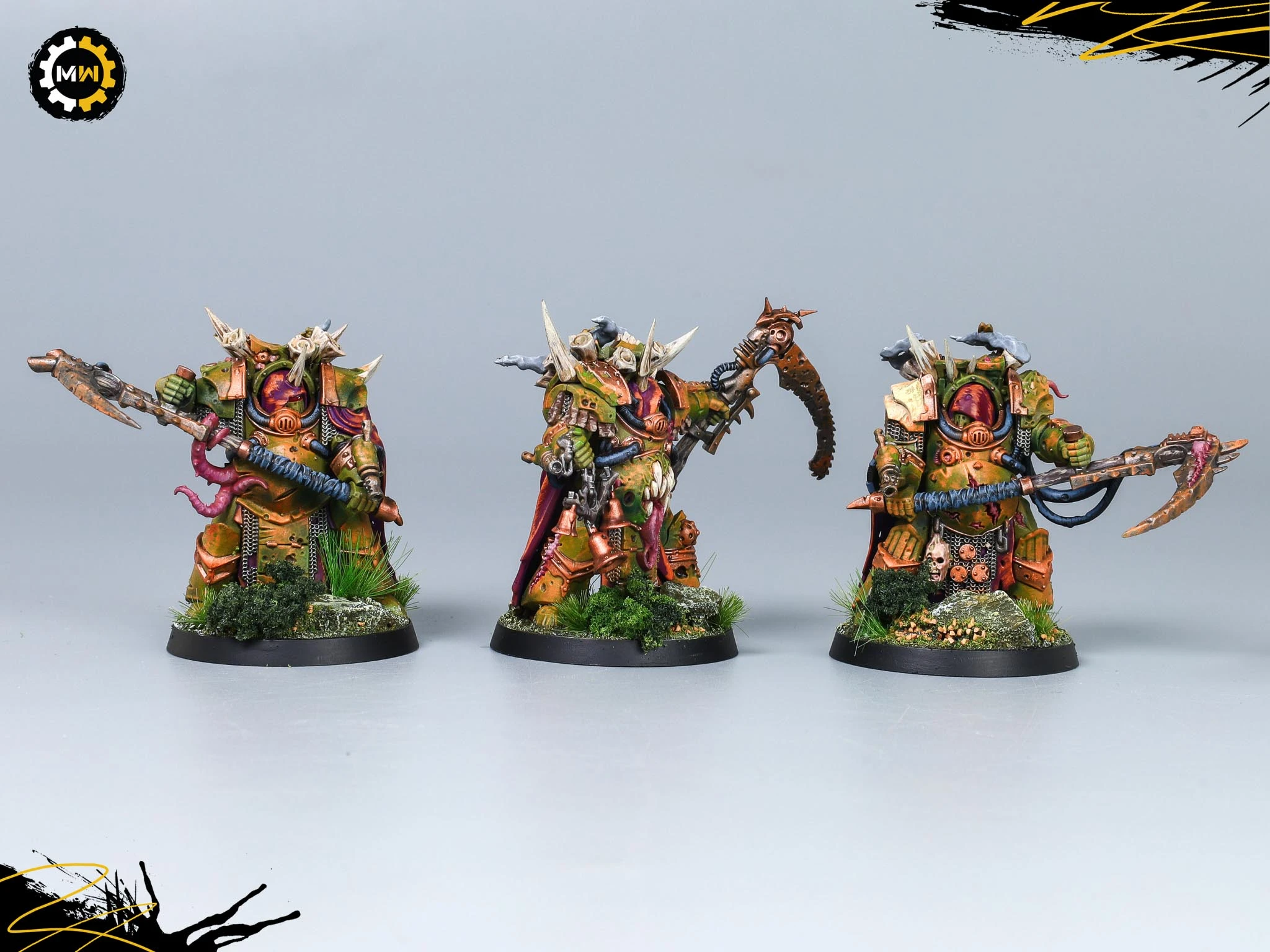 Custom Death Guard Army - 30/40k Scheme