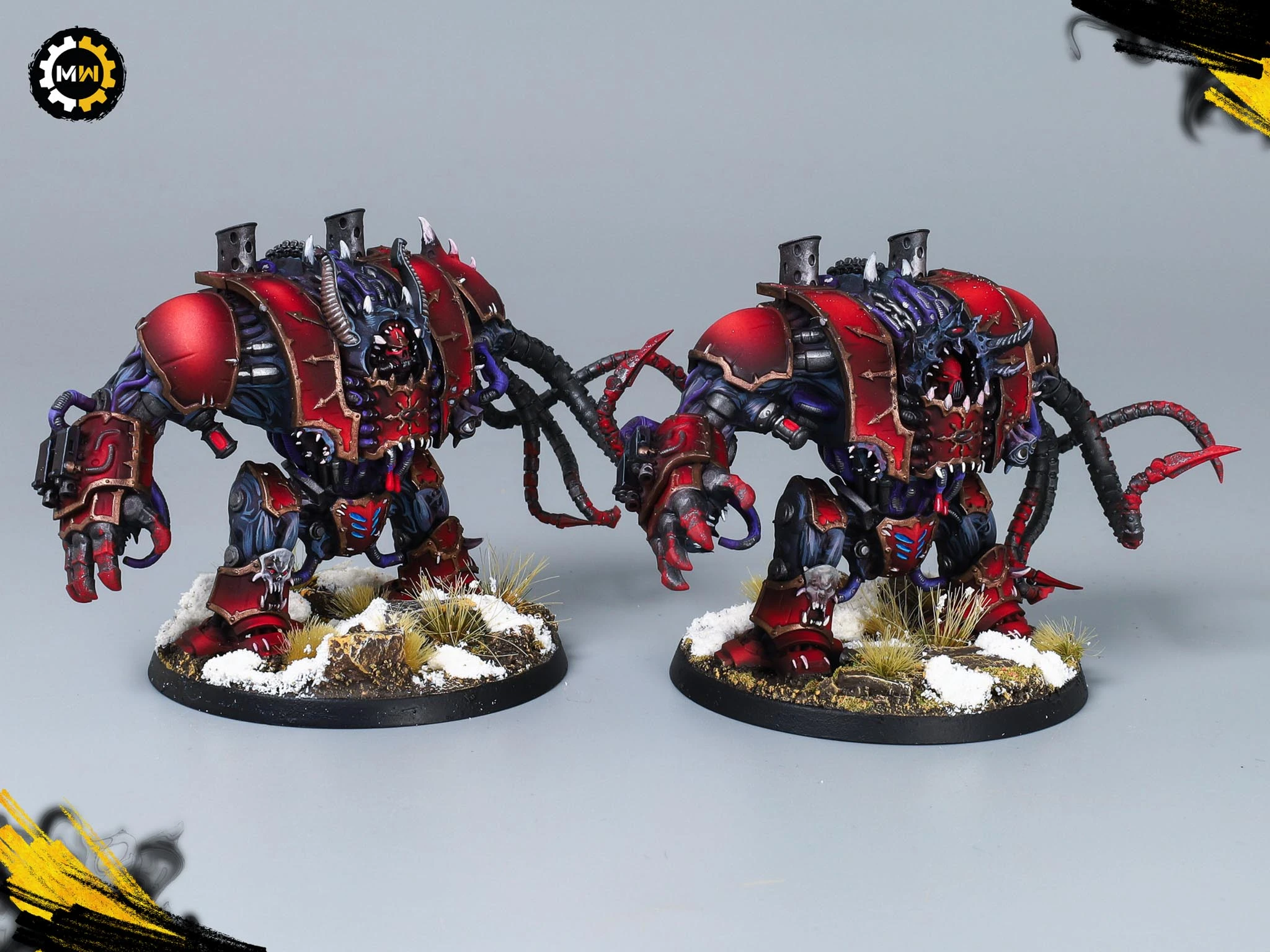 Khorne Army on Snow Bases