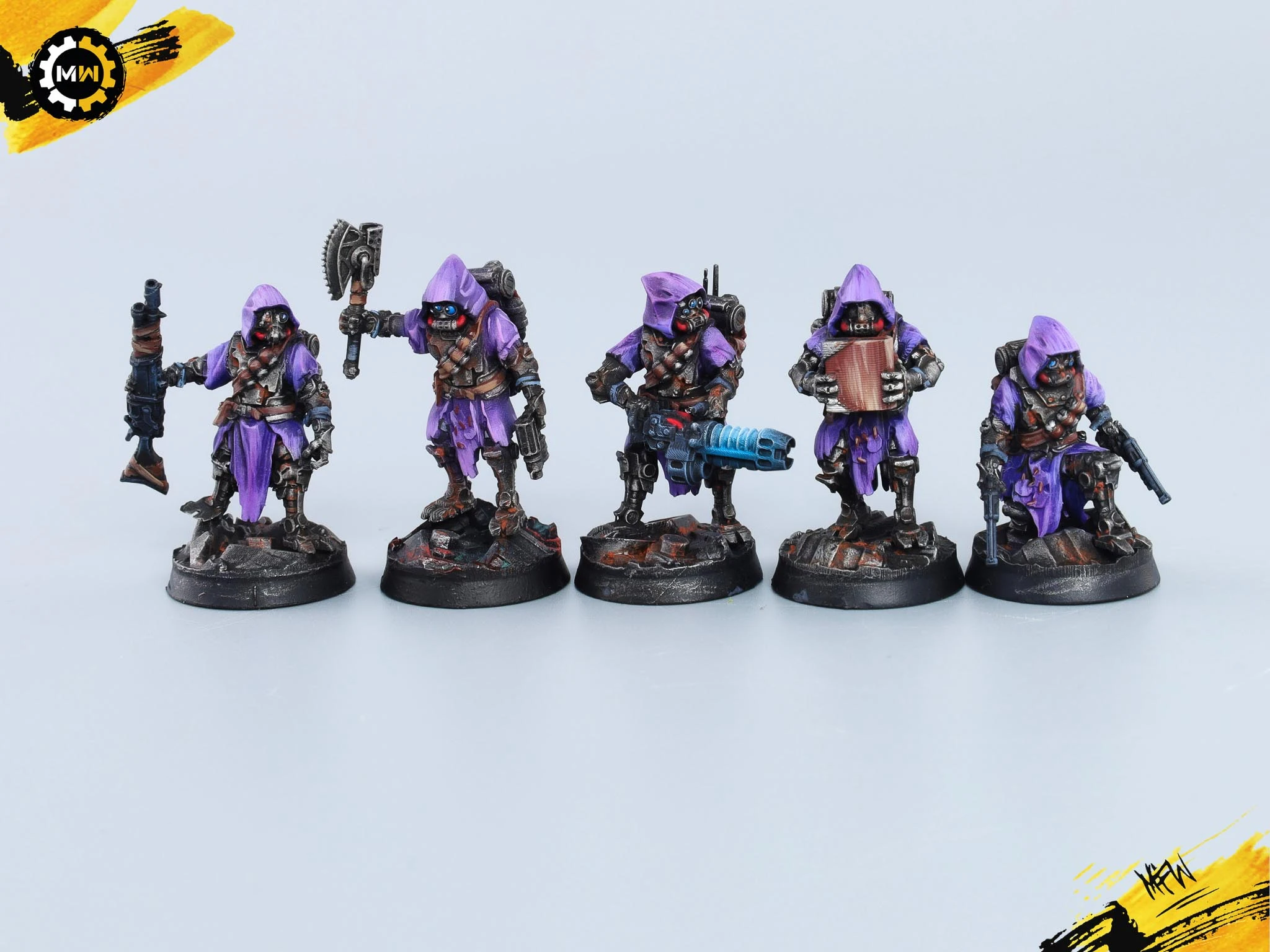 Dark Mechanicum Custom Miniatures Army