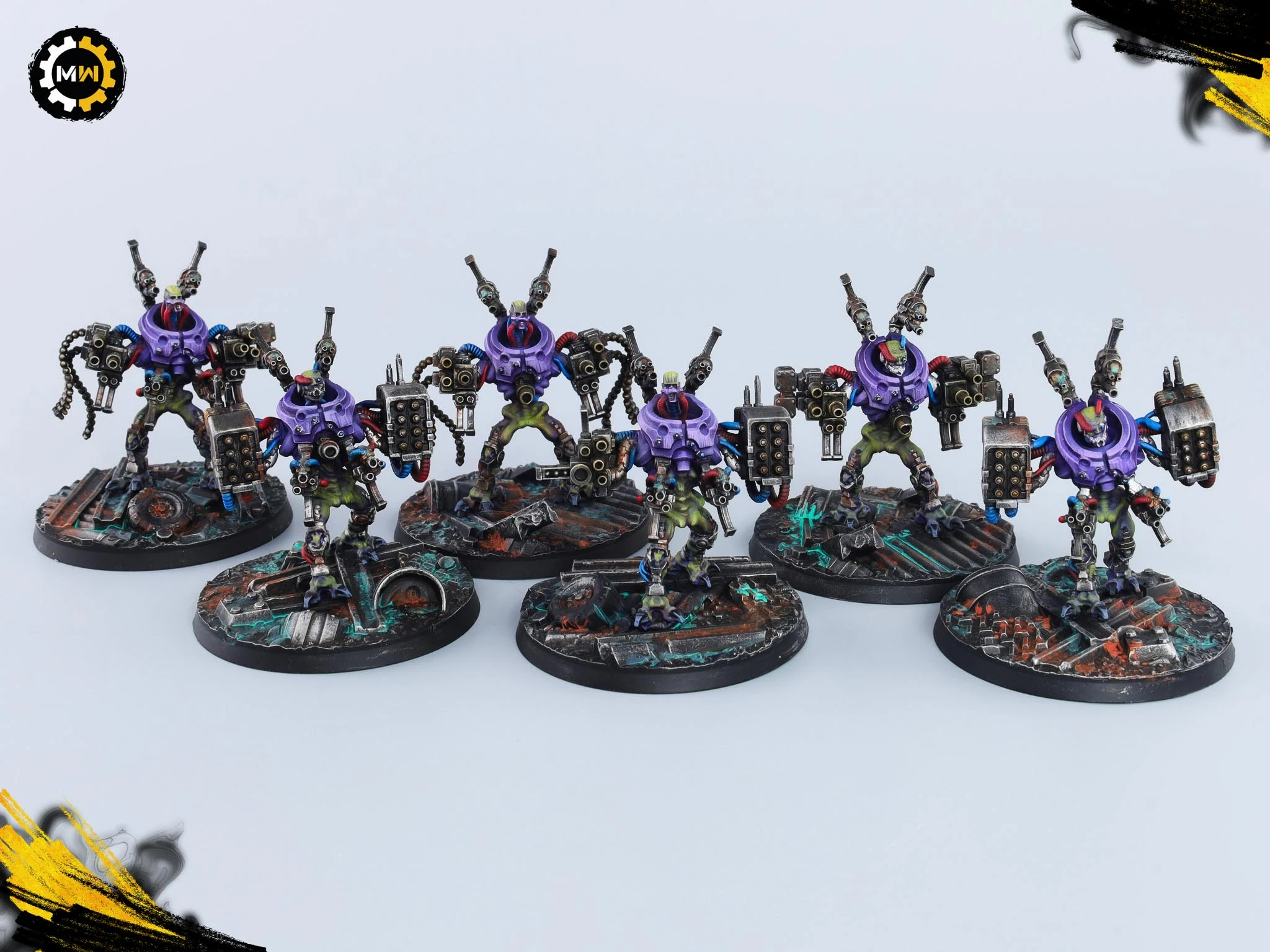 Dark Mechanicum Custom Miniatures Army