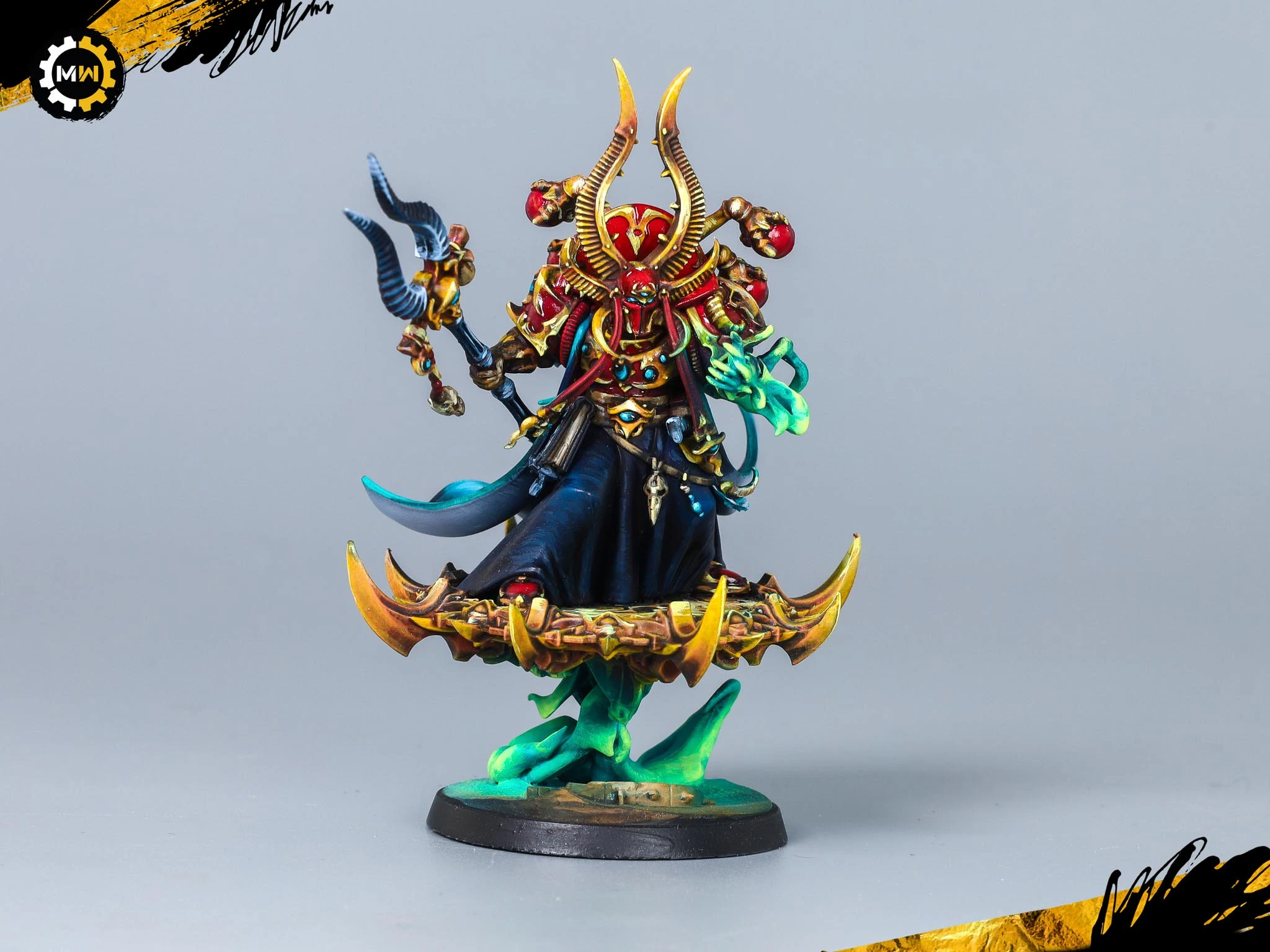 Custom Metallic Red Thousand Sons Army