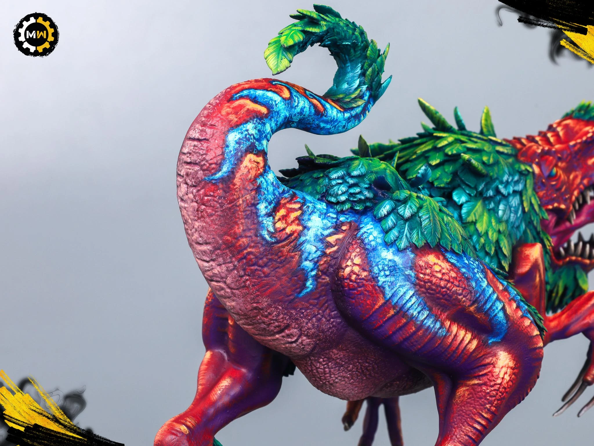 Custom 3D Printed Dinobird Miniature