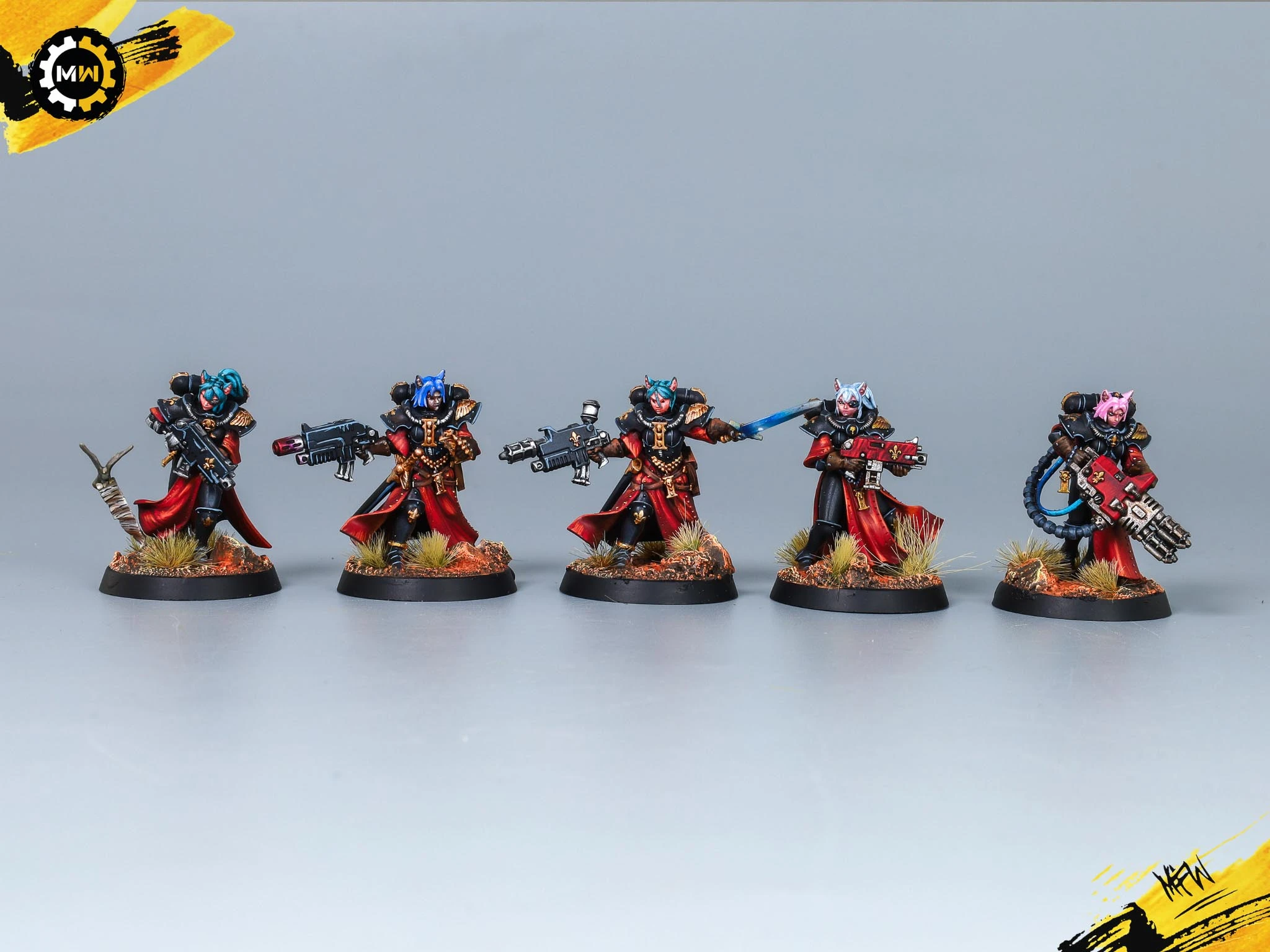 Custom Felinid Sisters of Battle