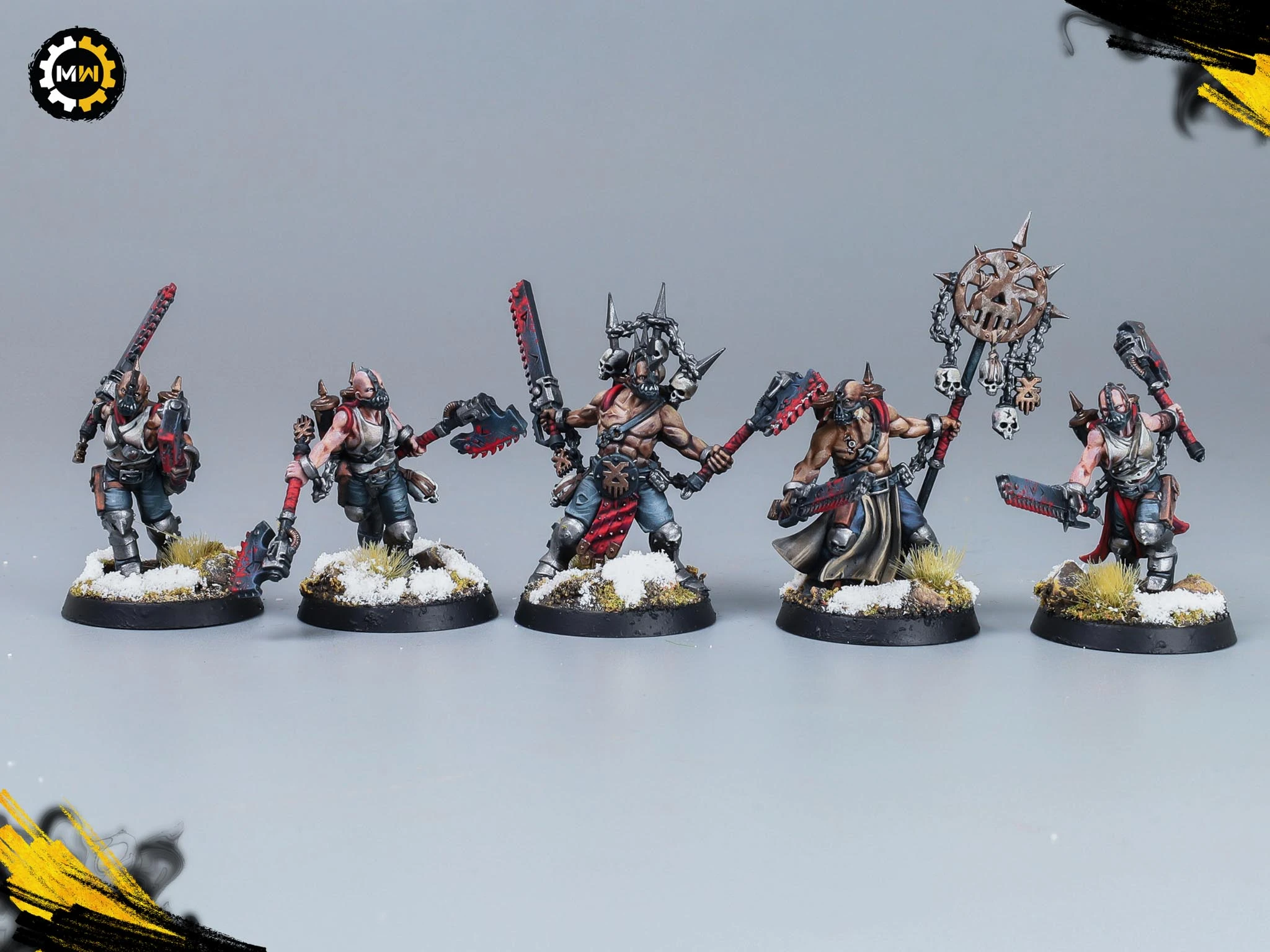 Khorne Army on Snow Bases