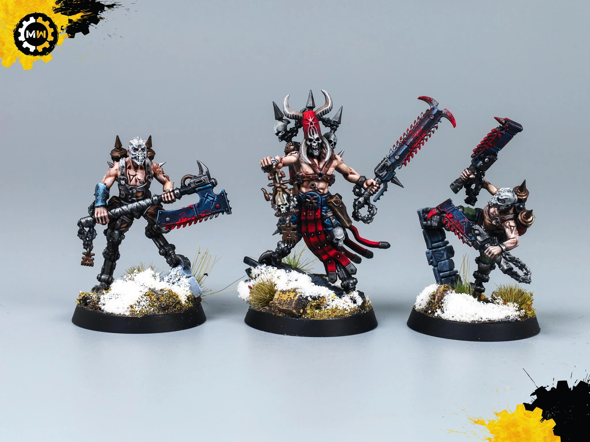 Khorne Army on Snow Bases