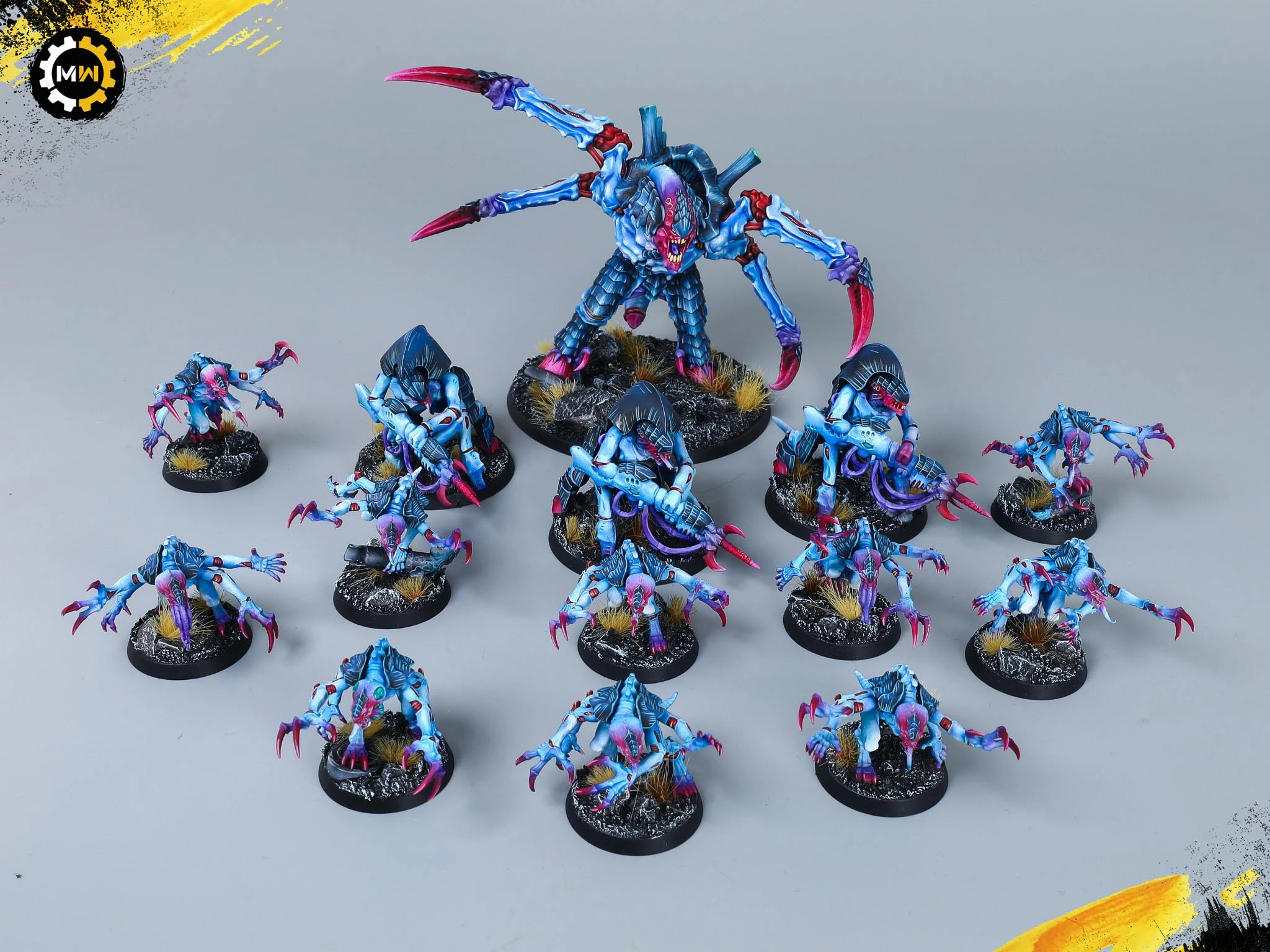 Icy Tyranid Hive Fleet Patrol Showcase