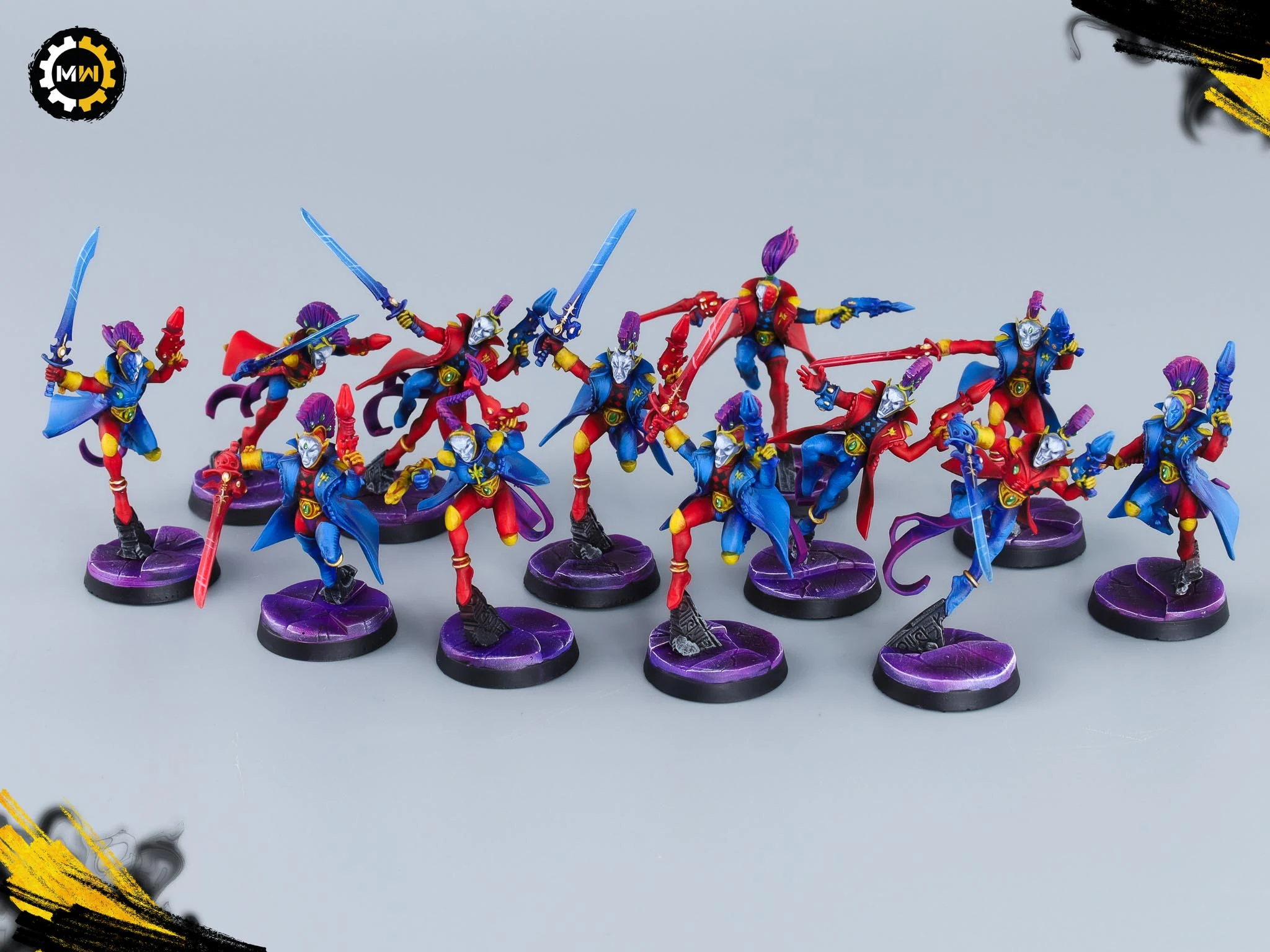 Painted Harlequins Army 