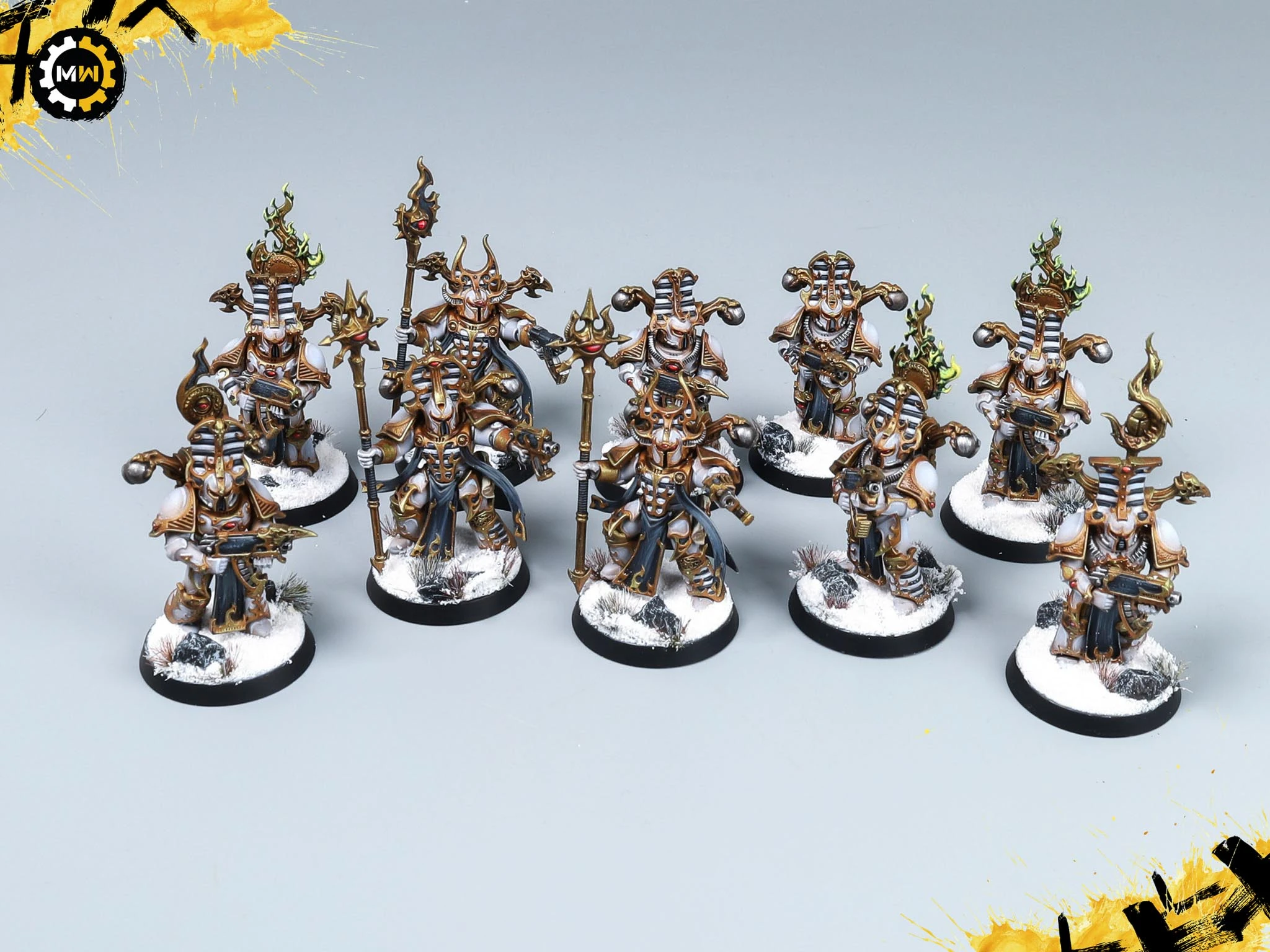 Custom White Thousand Sons Showcase
