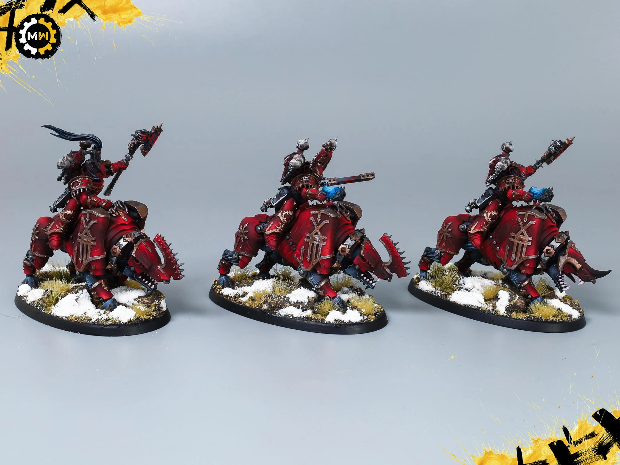 Khorne Army on Snow Bases
