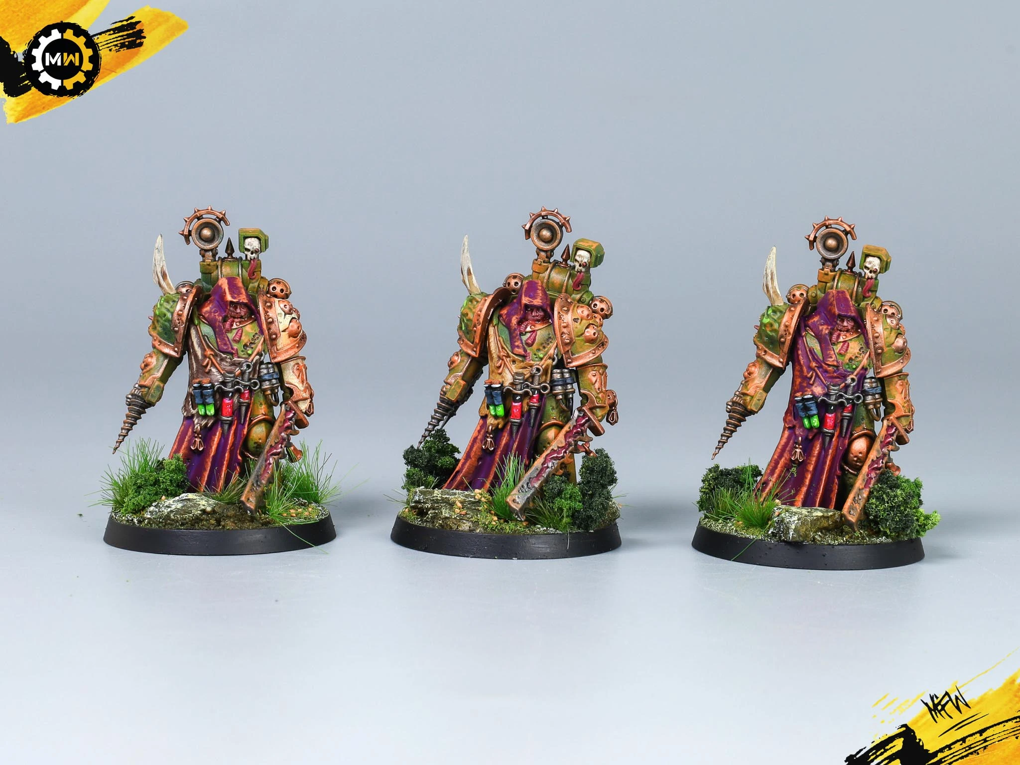 Custom Death Guard Army - 30/40k Scheme