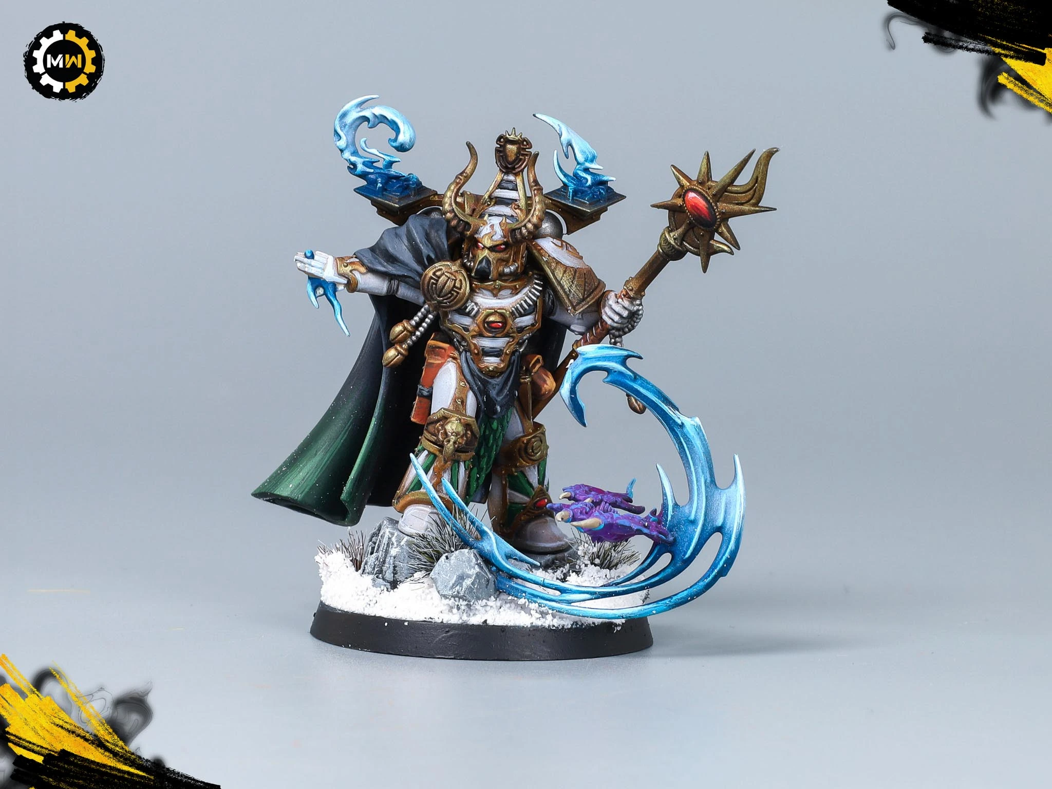 Custom White Thousand Sons Showcase
