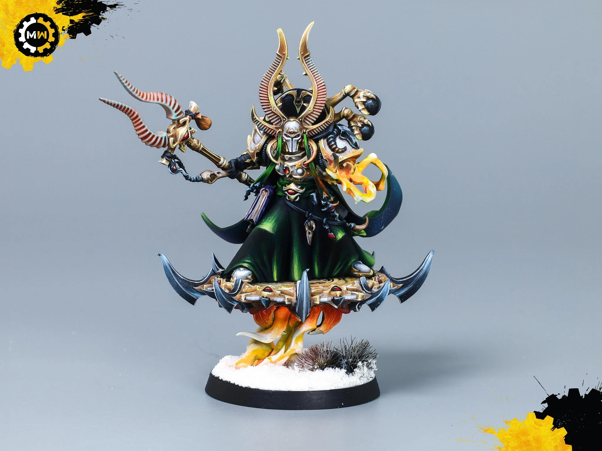 Custom White Thousand Sons Showcase