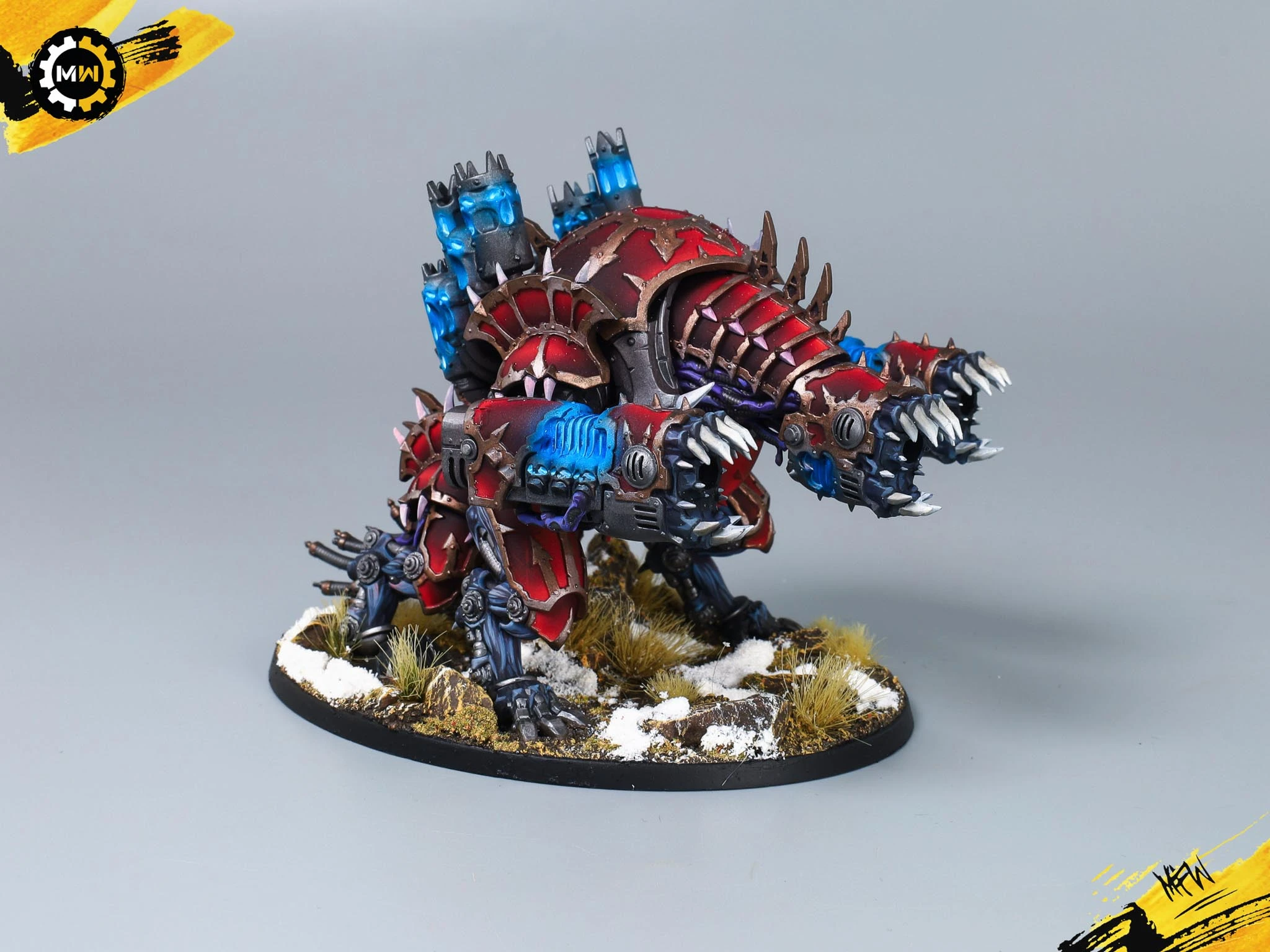 Khorne Army on Snow Bases