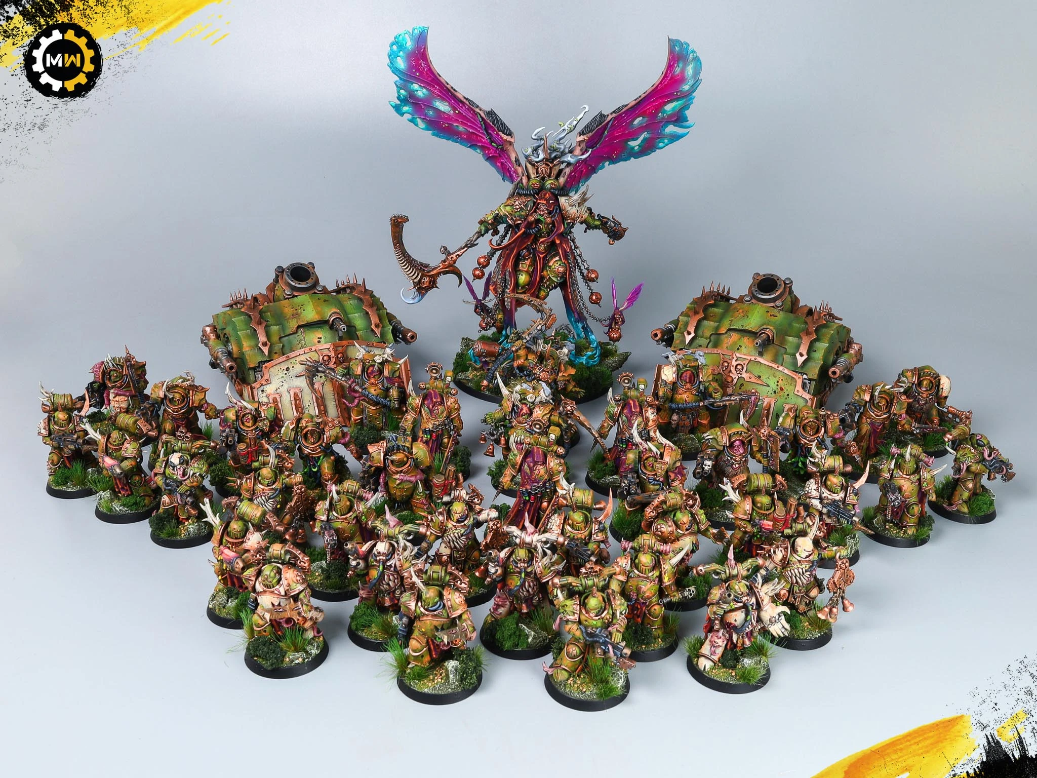 Custom Death Guard Army - 30/40k Scheme