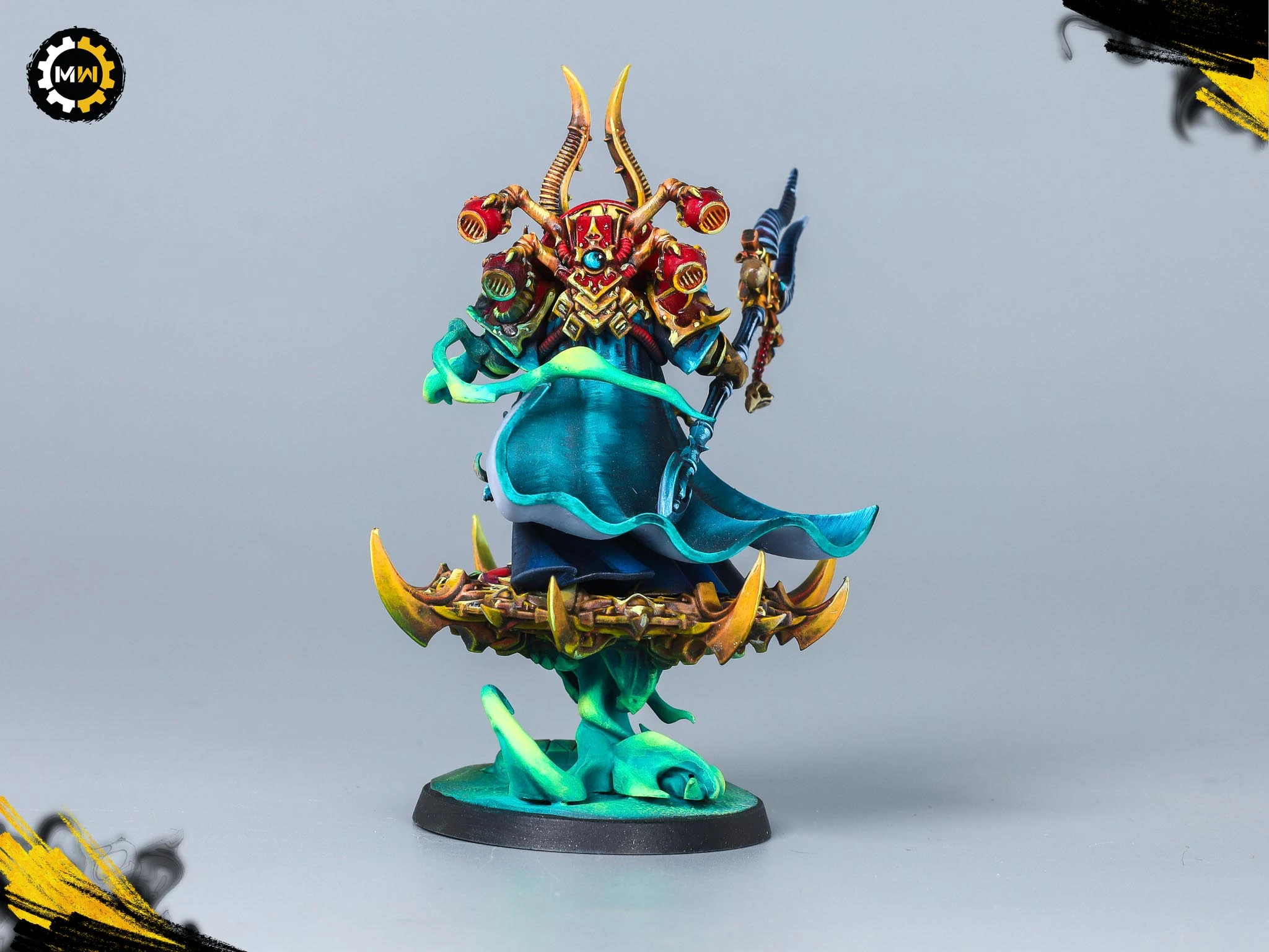 Custom Metallic Red Thousand Sons Army