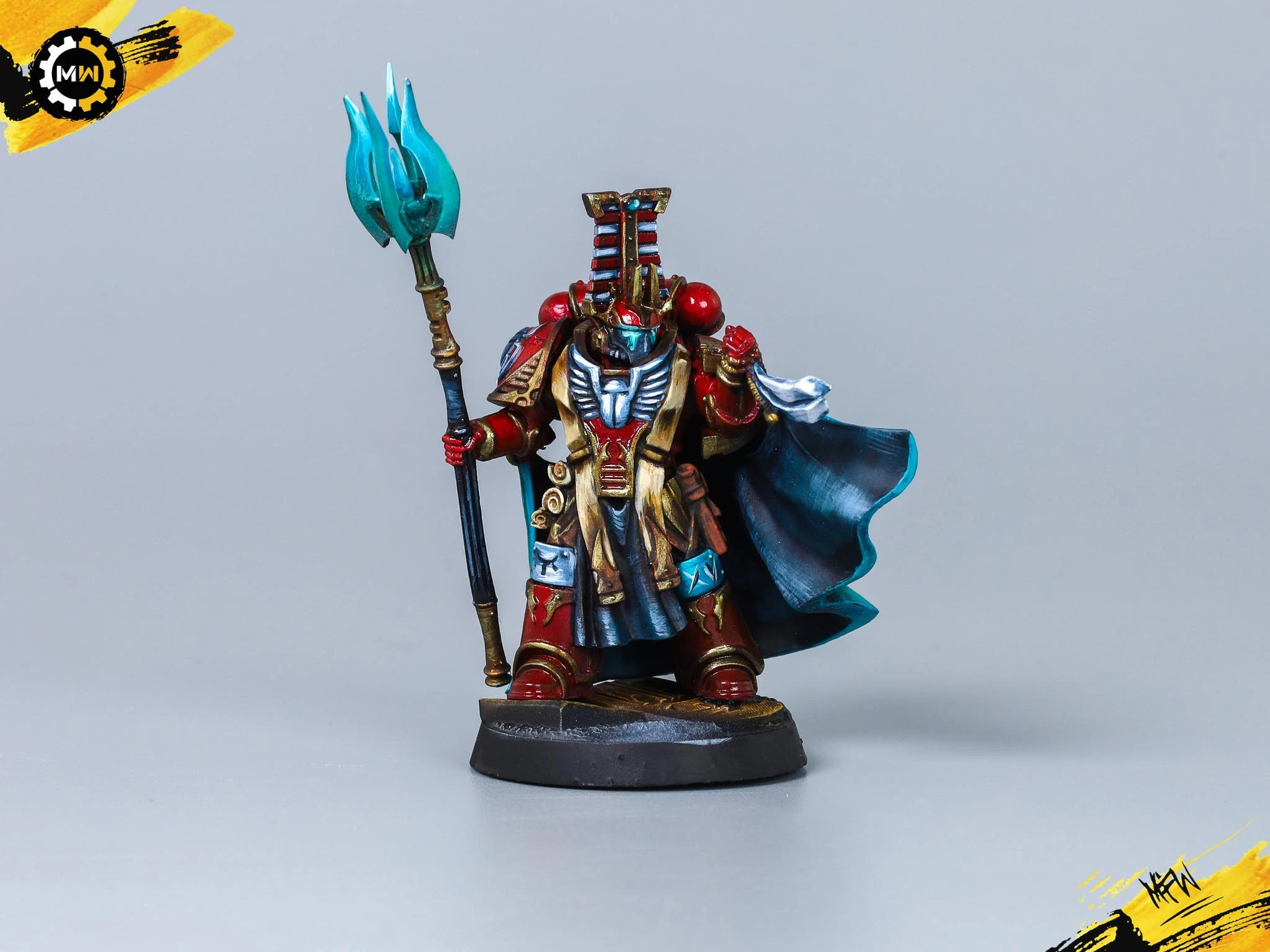 Custom Metallic Red Thousand Sons Army