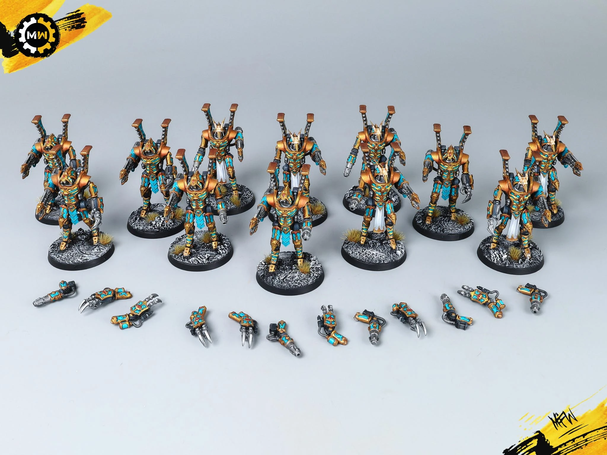 Custom White Thousand Sons Showcase