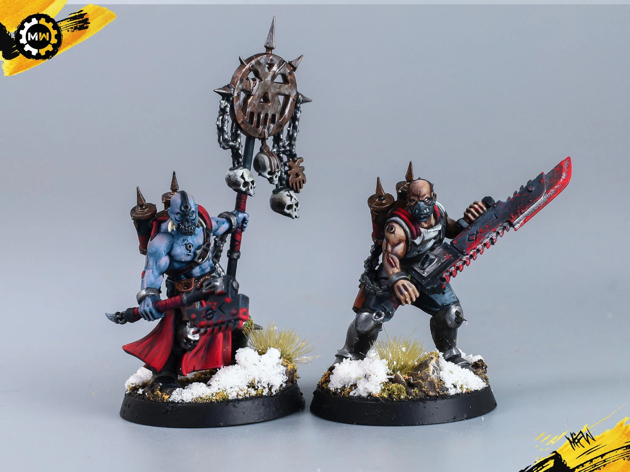 Khorne Army on Snow Bases