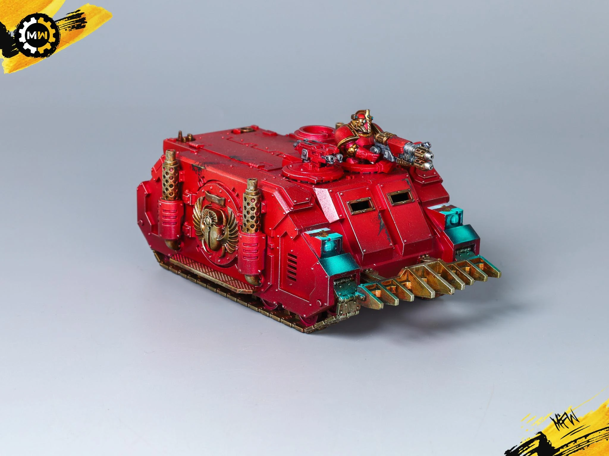 Custom Metallic Red Thousand Sons Army