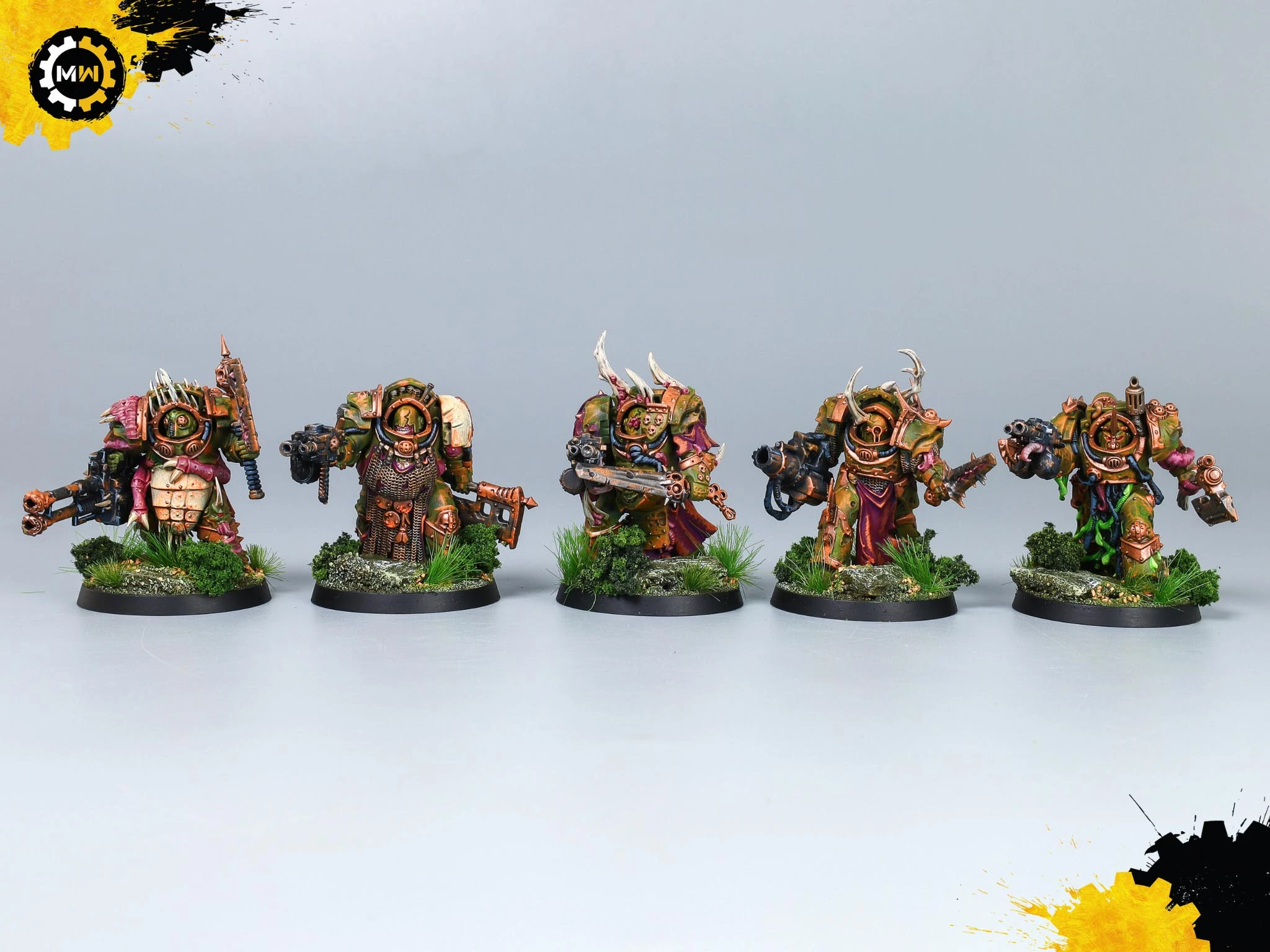 Custom Death Guard Army - 30/40k Scheme