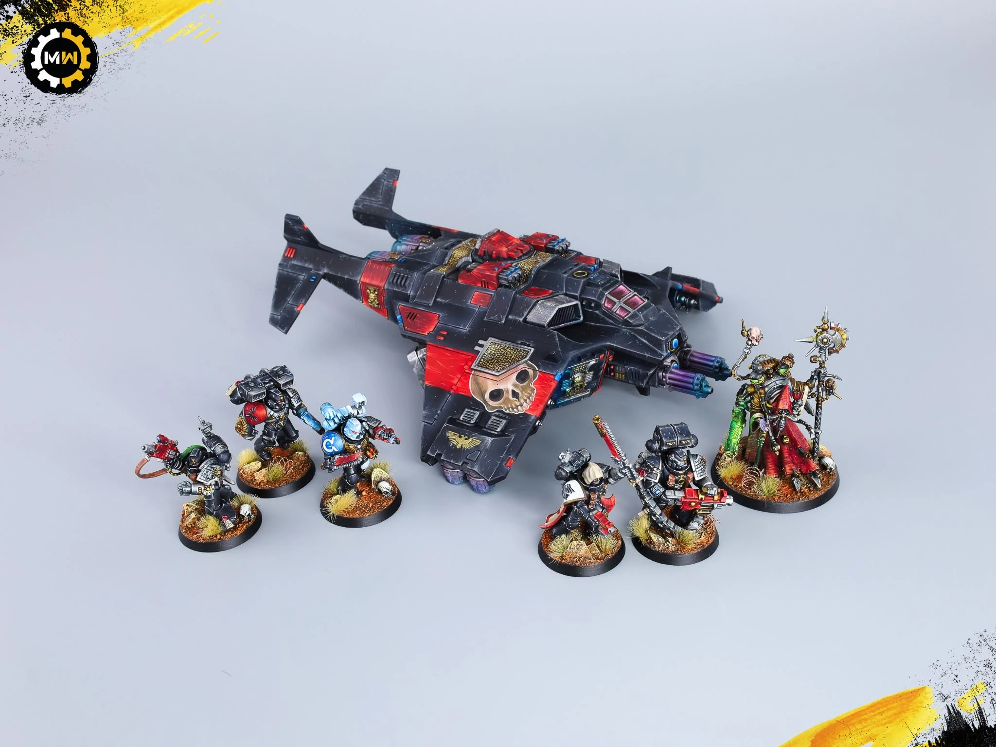 Custom Deathwatch Army & Corvus Blackstar