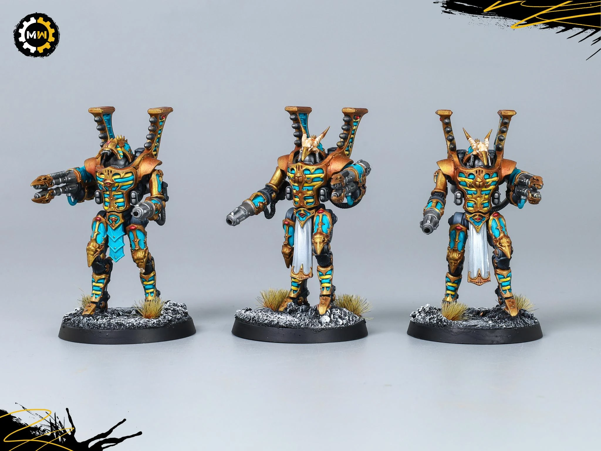Custom White Thousand Sons Showcase