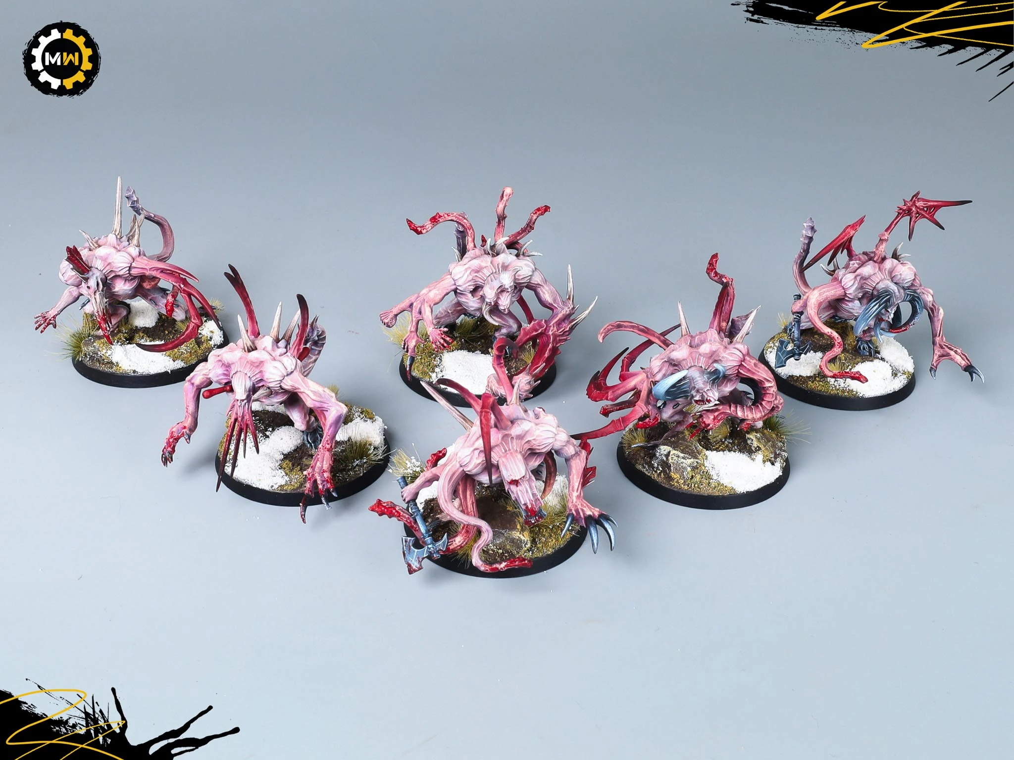 Khorne Army on Snow Bases