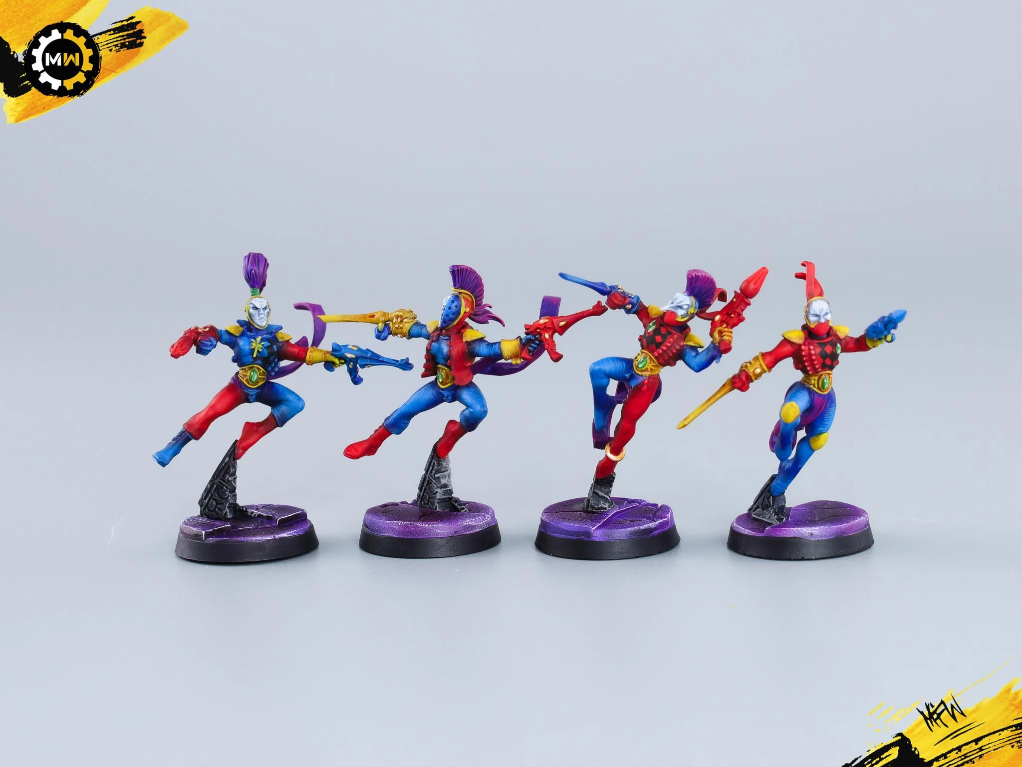 Painted Harlequins Army 