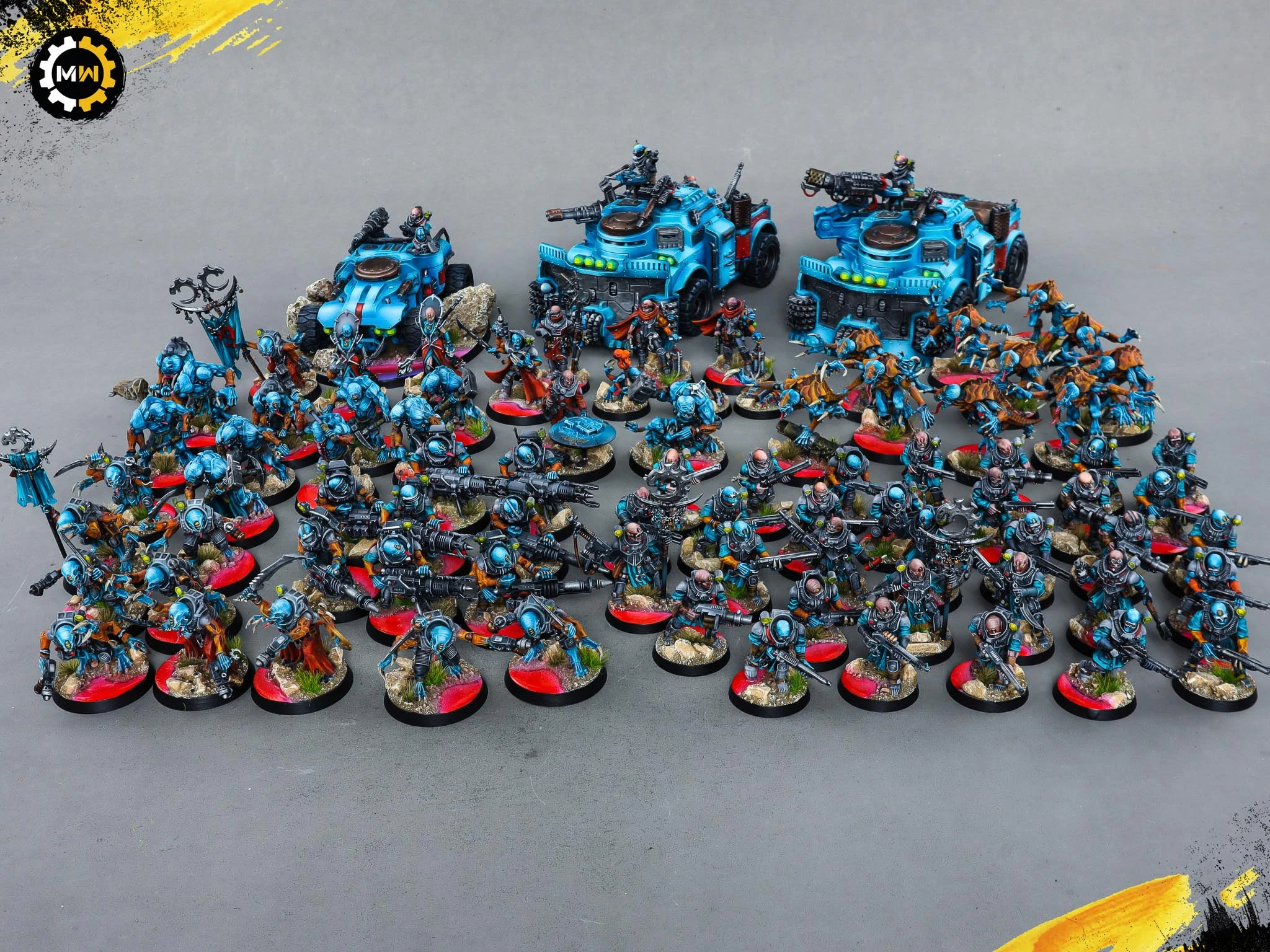 Painted Genestealer Cults Army