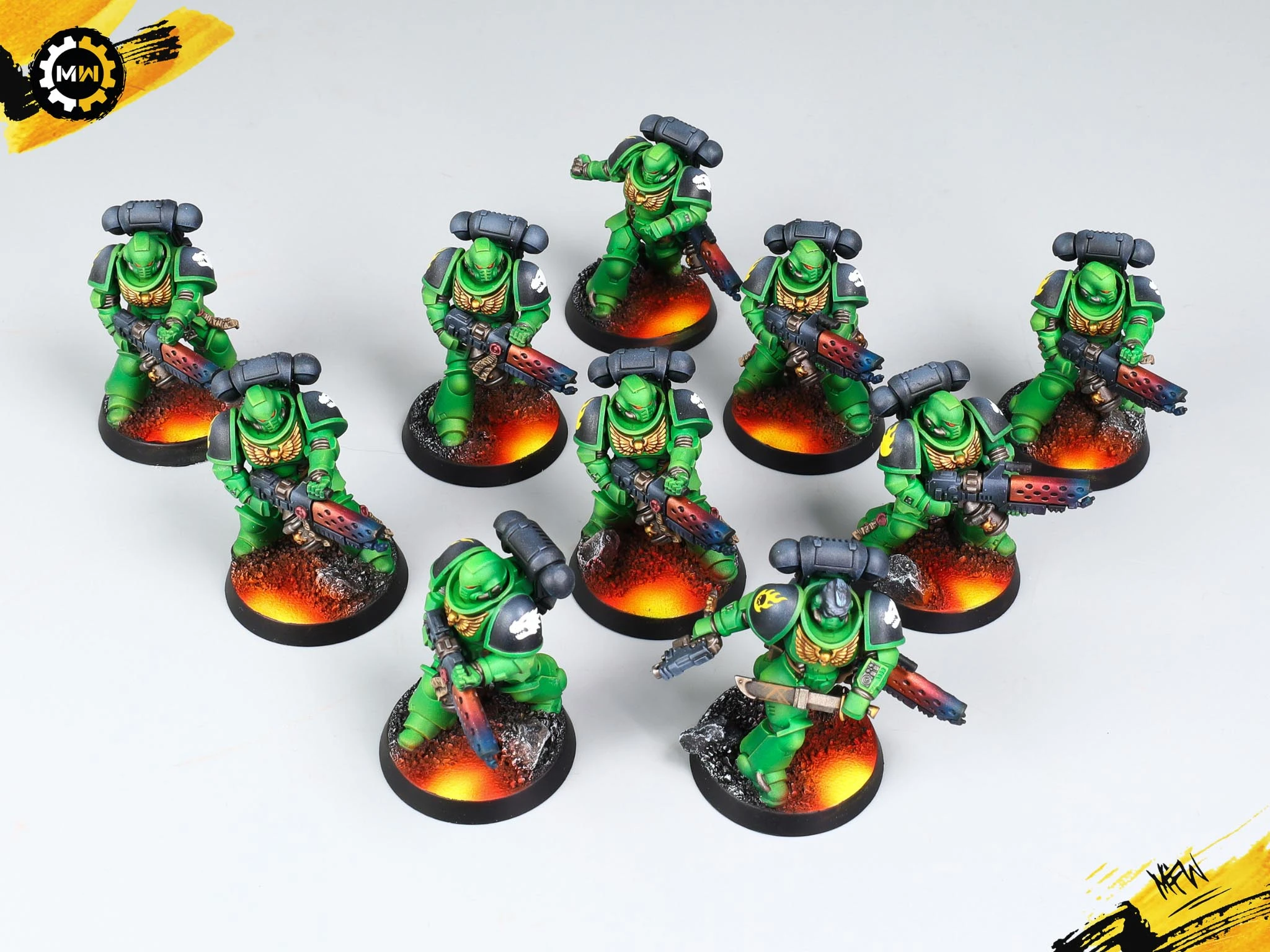 Painted Salamanders Combat Patrol