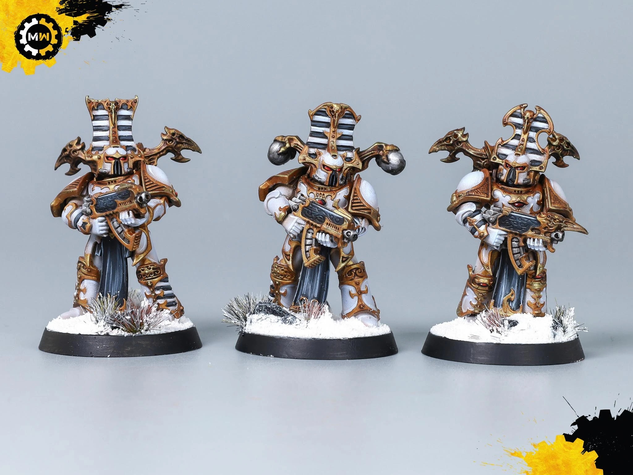 Custom White Thousand Sons Showcase