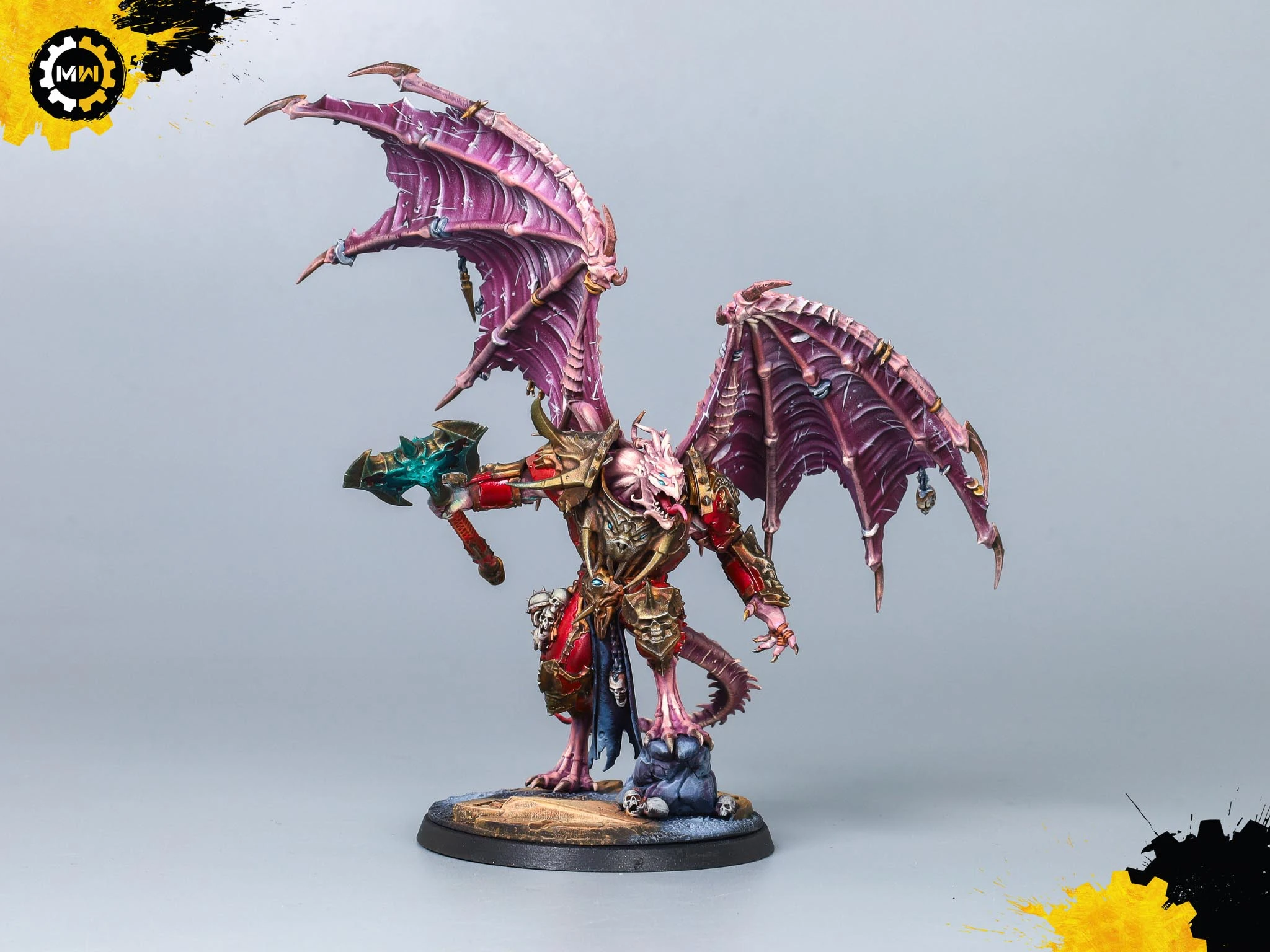 Custom Metallic Red Thousand Sons Army