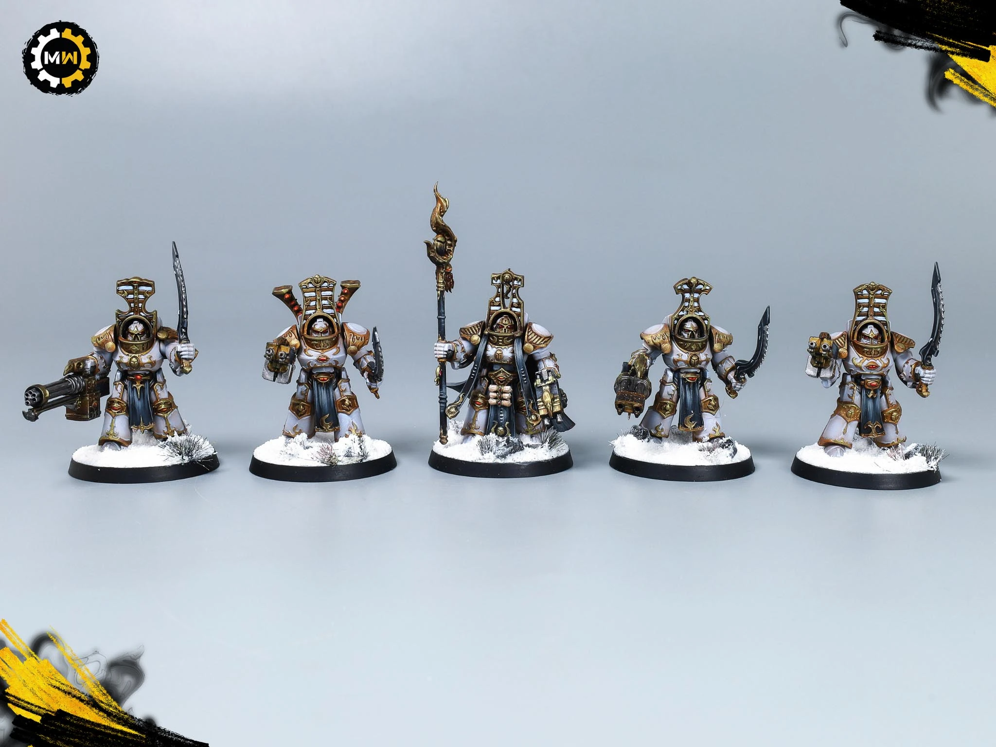 Custom White Thousand Sons Showcase