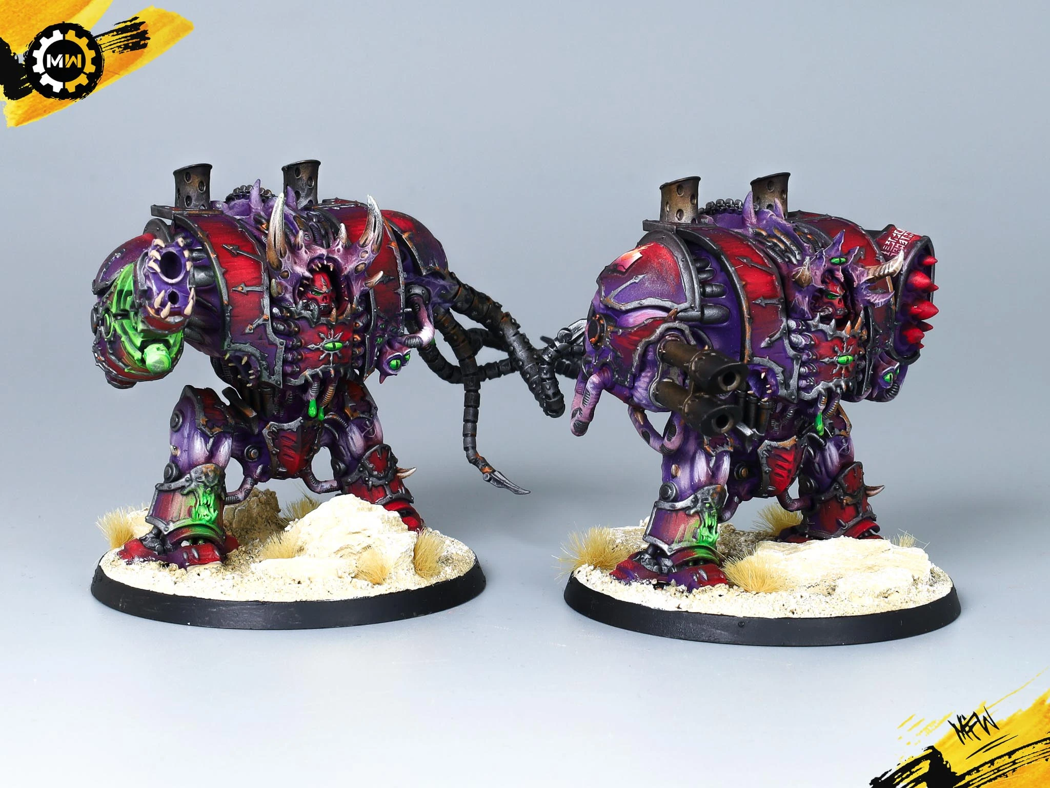 243-Model Magenta Word Bearers Army