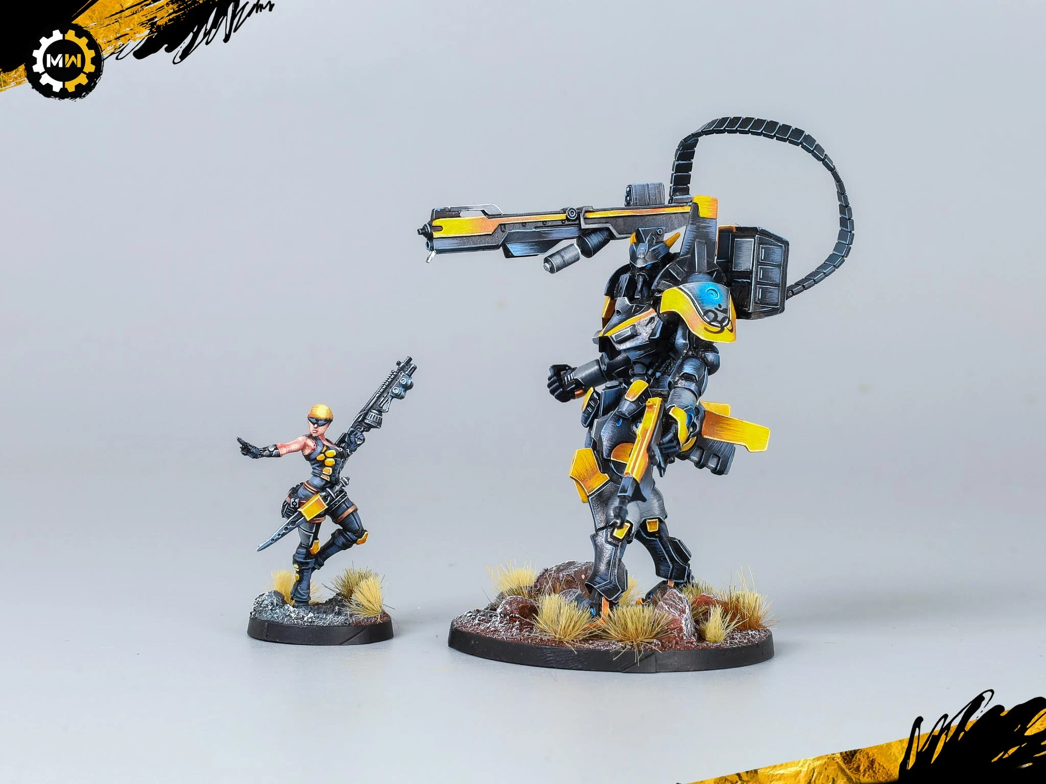 Custom Black and Yellow PanOceania Army