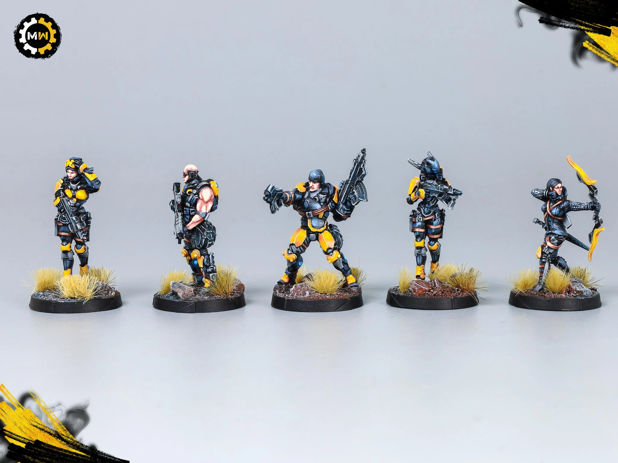 Custom Black and Yellow PanOceania Army