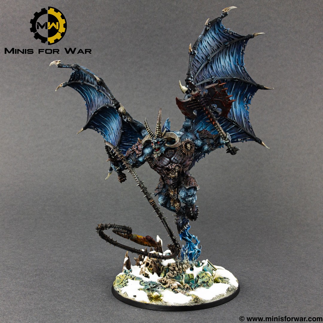 Warhammer - Daemons Of Khorne Bloodthirster - Peinture Sur Commande (Commission)